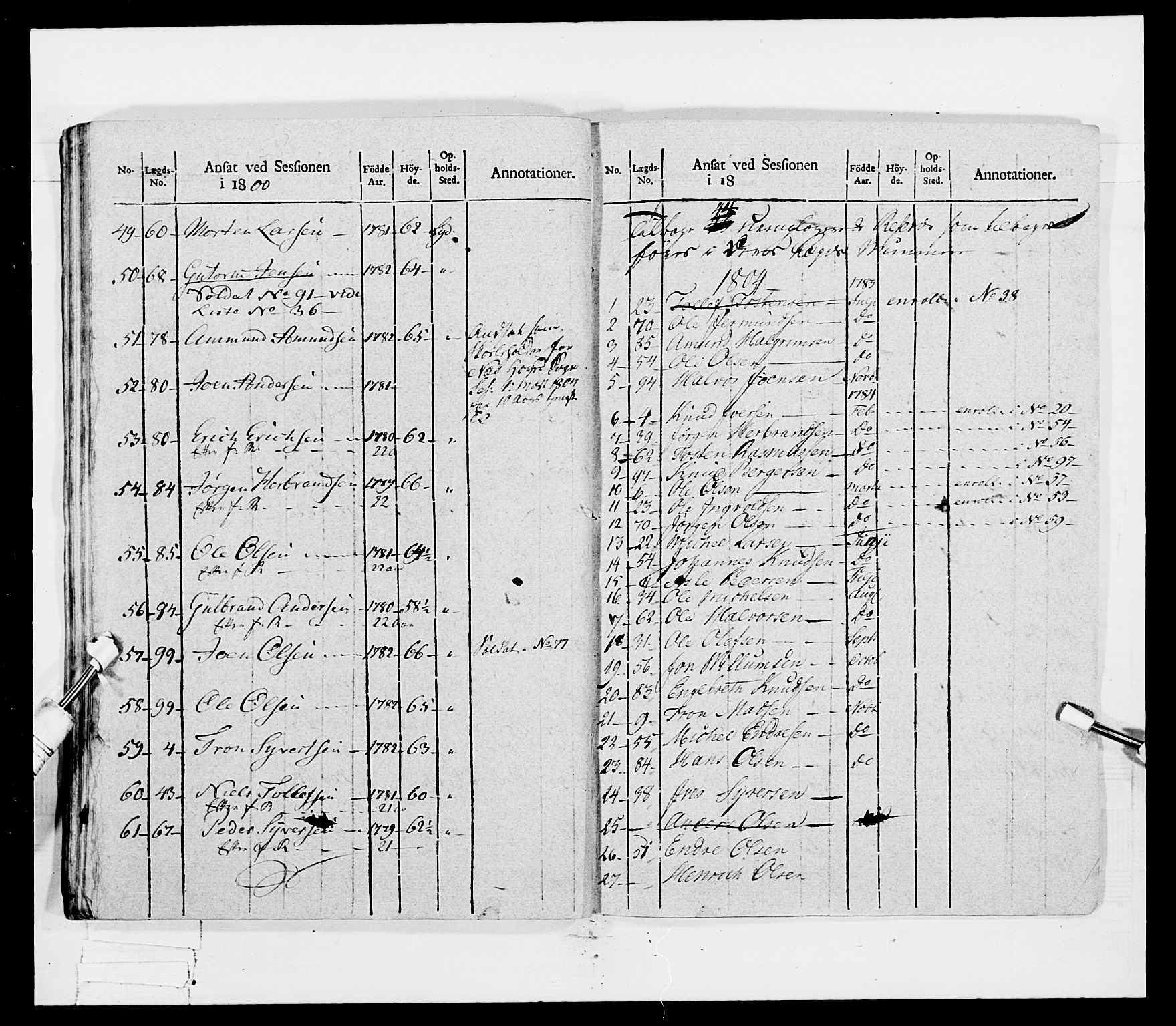 Generalitets- og kommissariatskollegiet, Det kongelige norske kommissariatskollegium, AV/RA-EA-5420/E/Eh/L0041: 1. Akershusiske nasjonale infanteriregiment, 1804-1808, p. 42