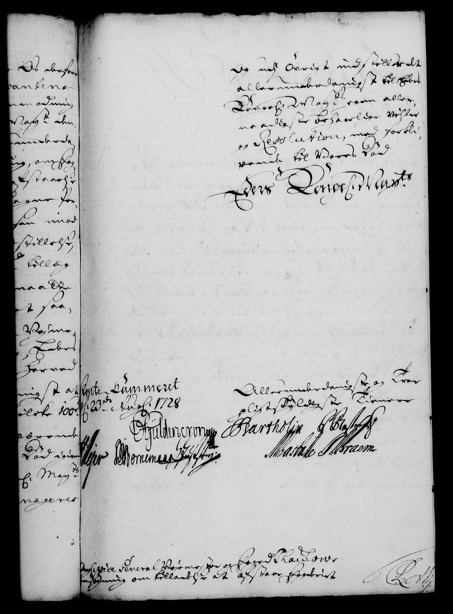 Rentekammeret, Kammerkanselliet, RA/EA-3111/G/Gf/Gfa/L0011: Norsk relasjons- og resolusjonsprotokoll (merket RK 52.11), 1728, p. 624