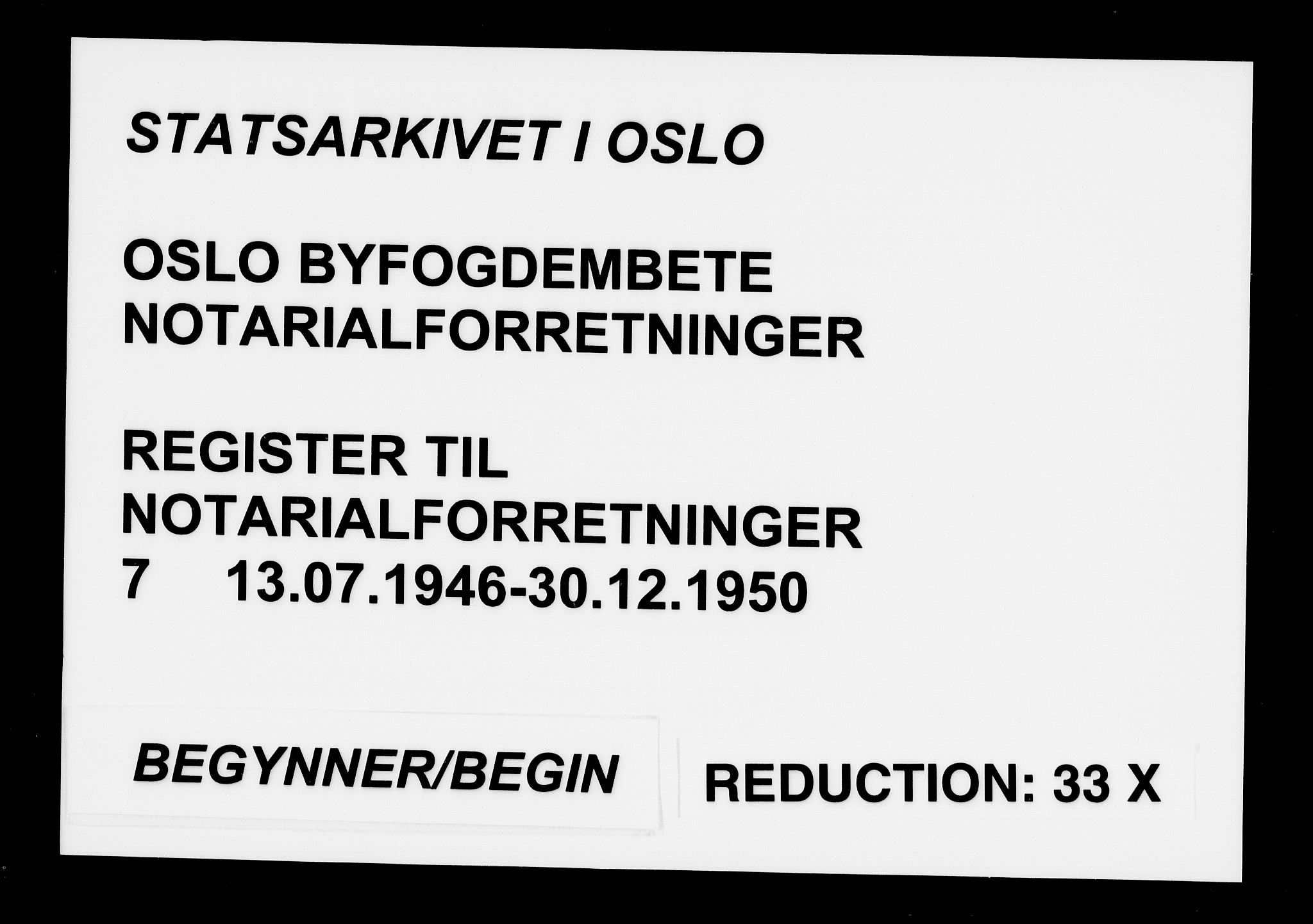 Oslo byfogd avd. I, SAO/A-10220/L/La/L0007: Vigselsregister, 1946-1950, p. 1