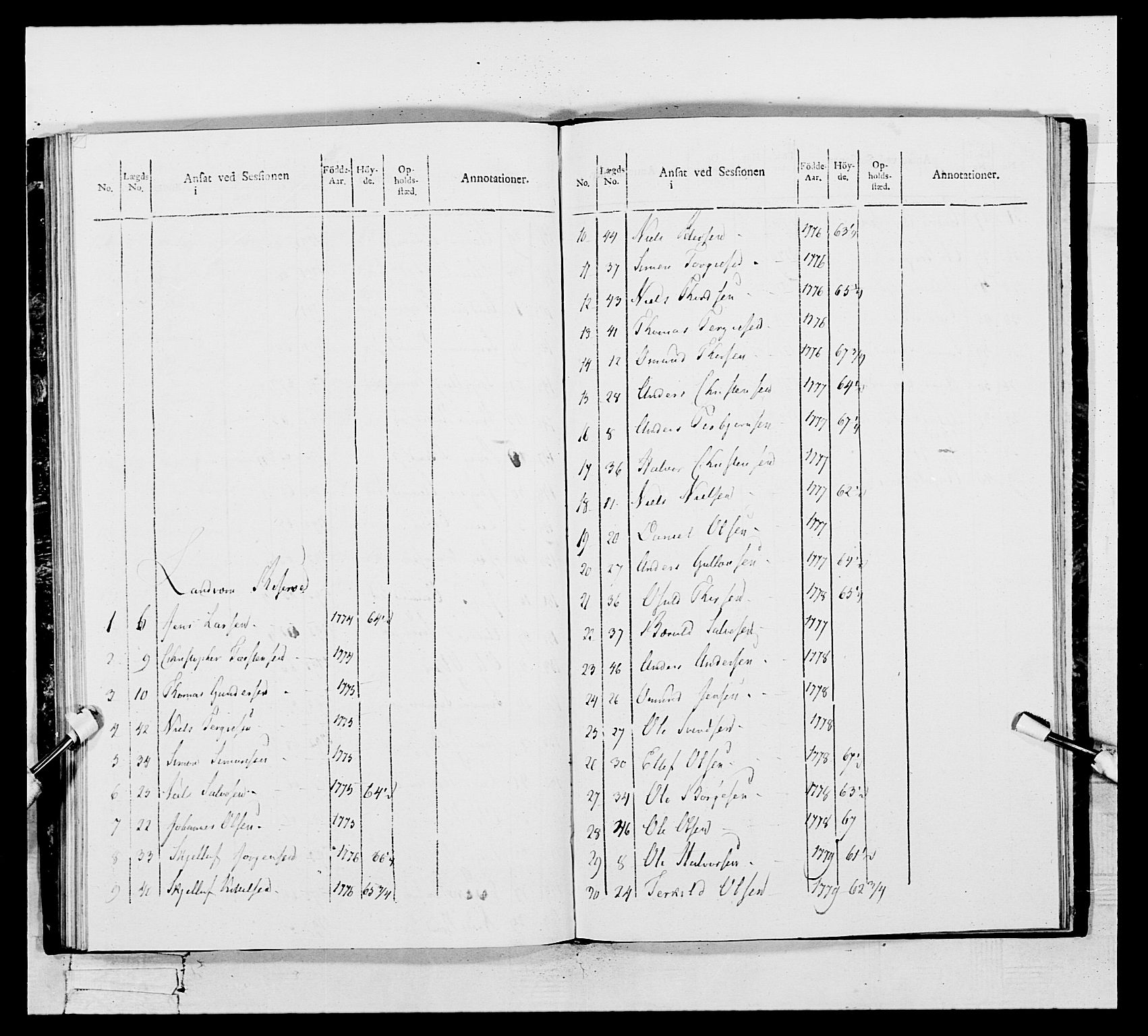 Generalitets- og kommissariatskollegiet, Det kongelige norske kommissariatskollegium, RA/EA-5420/E/Eh/L0110: Vesterlenske nasjonale infanteriregiment, 1810, p. 44