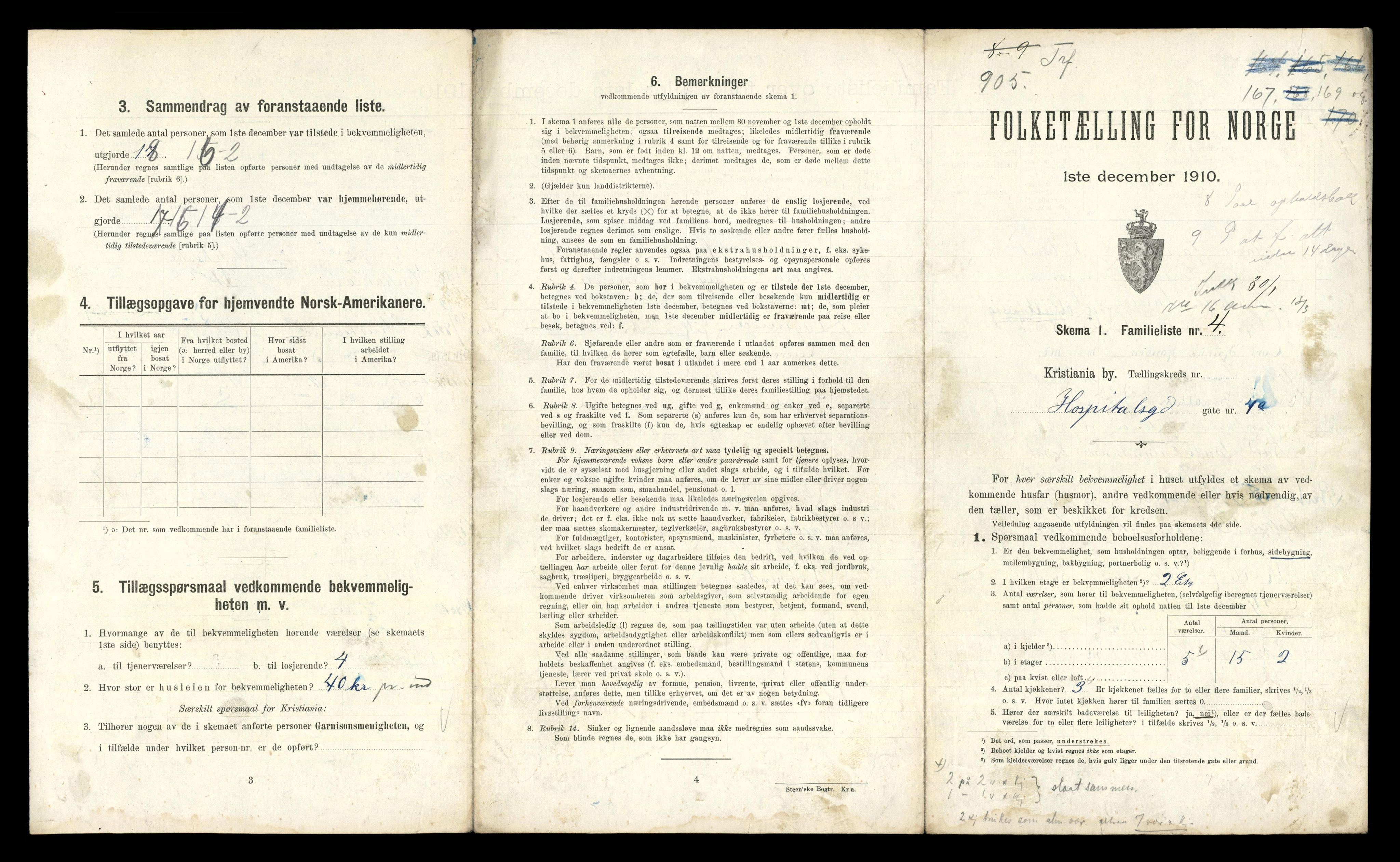 RA, 1910 census for Kristiania, 1910, p. 40565