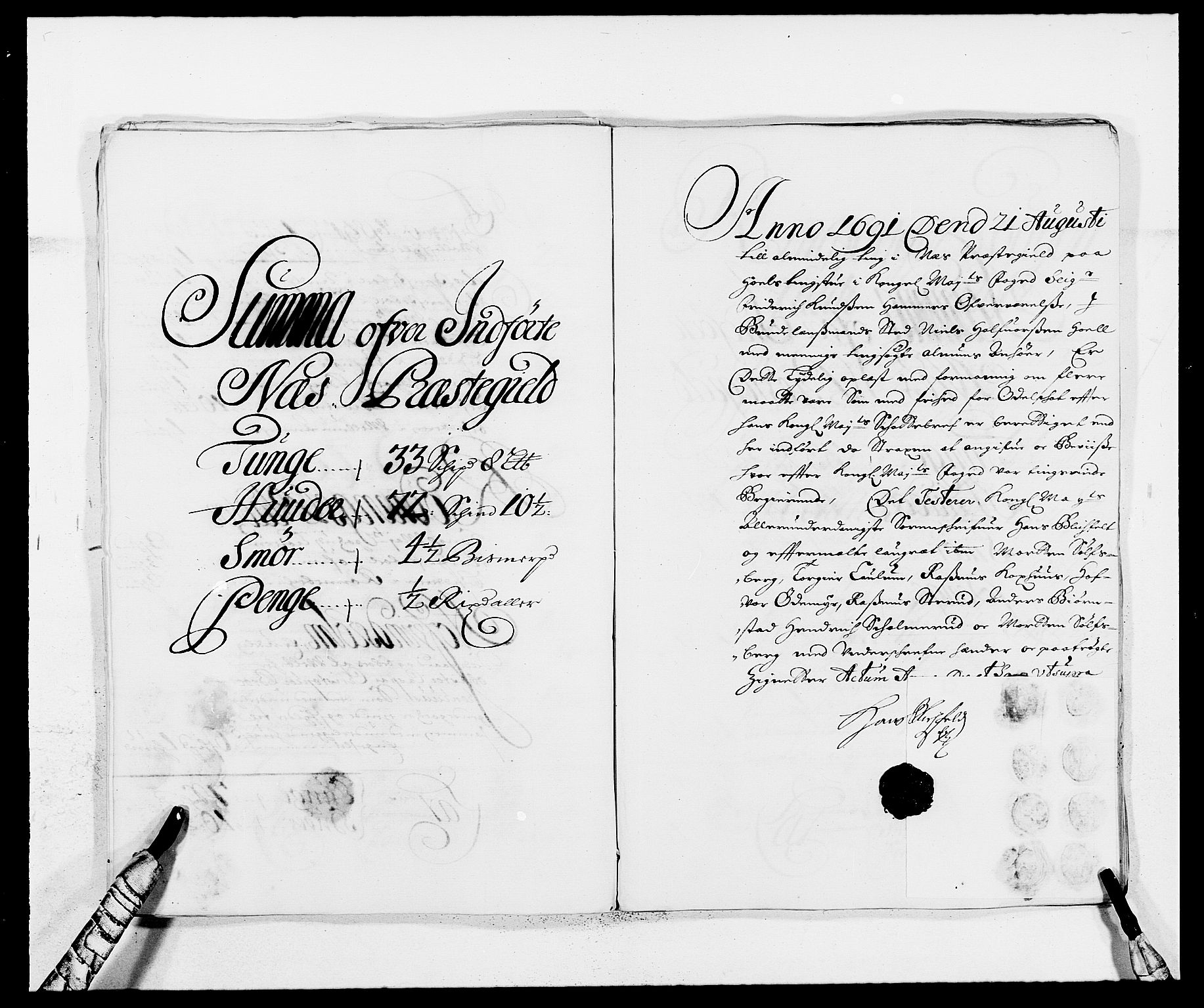 Rentekammeret inntil 1814, Reviderte regnskaper, Fogderegnskap, AV/RA-EA-4092/R16/L1032: Fogderegnskap Hedmark, 1689-1692, p. 30