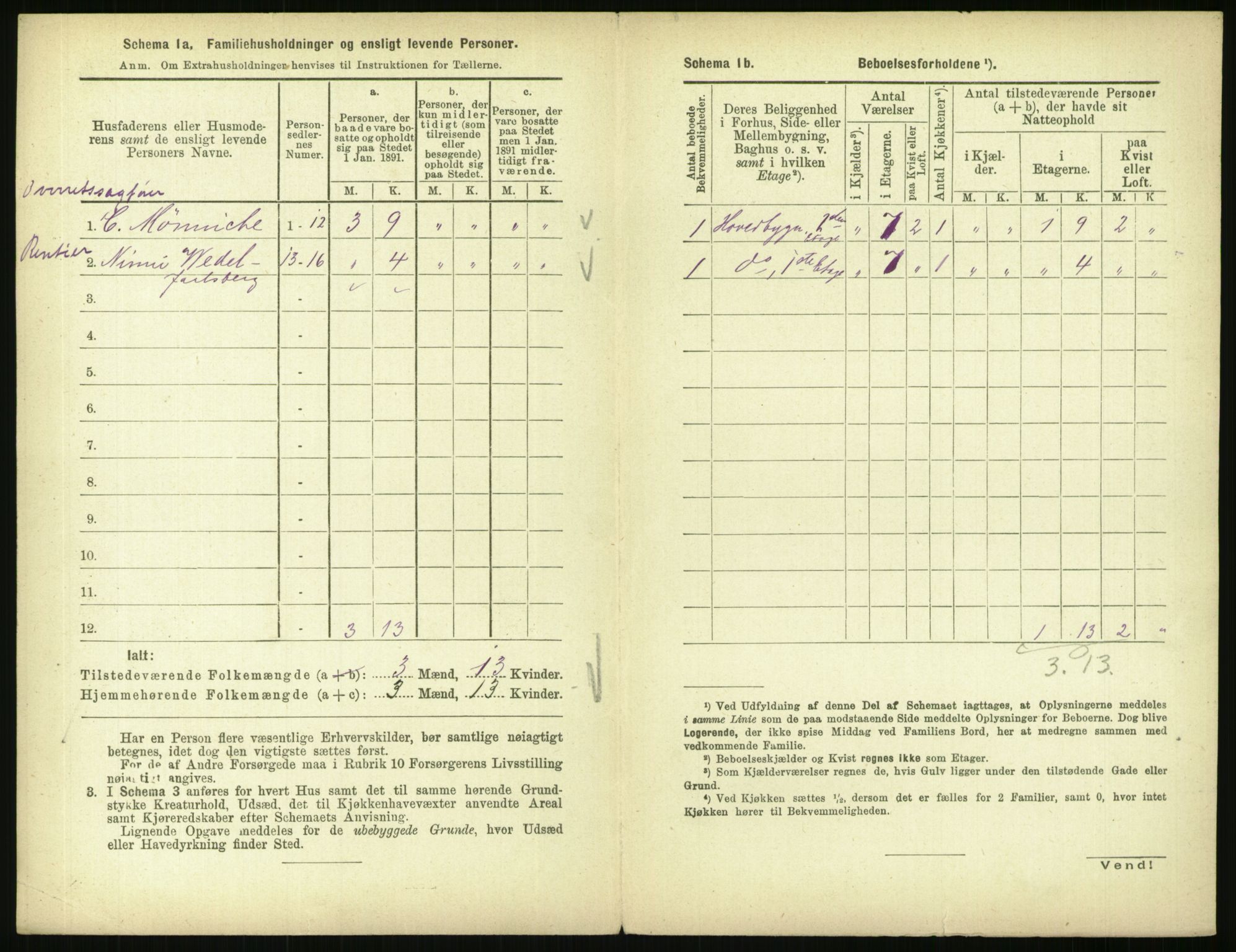 RA, 1891 census for 0301 Kristiania, 1891, p. 41892