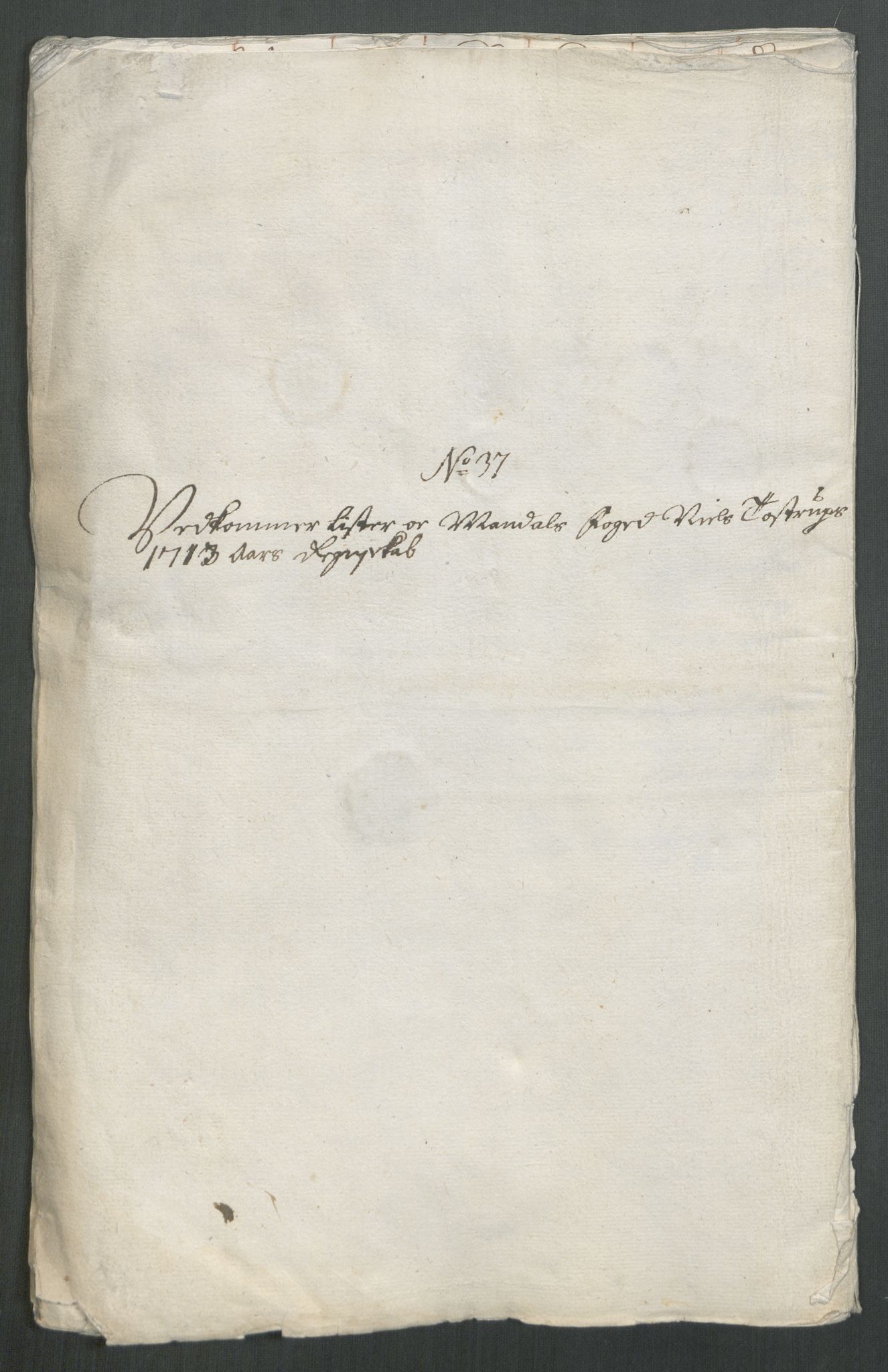 Rentekammeret inntil 1814, Reviderte regnskaper, Fogderegnskap, RA/EA-4092/R43/L2556: Fogderegnskap Lista og Mandal, 1713, p. 522