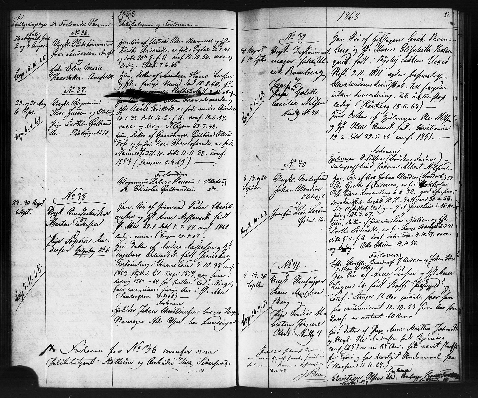 Grønland prestekontor Kirkebøker, SAO/A-10848/G/Ga/L0002: Parish register (copy) no. 2, 1861-1863, p. 82