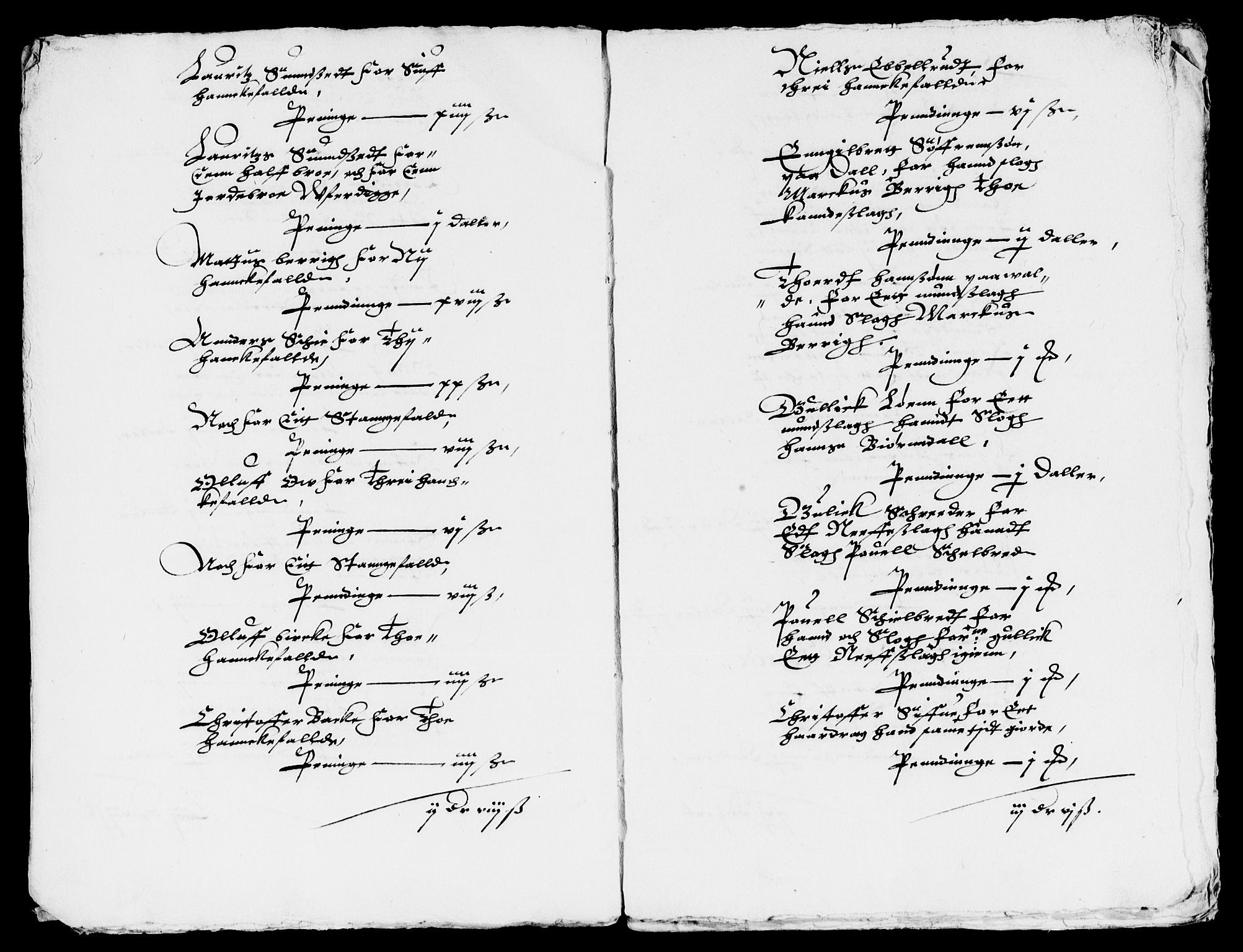 Rentekammeret inntil 1814, Reviderte regnskaper, Lensregnskaper, AV/RA-EA-5023/R/Rb/Rbo/L0001: Tønsberg len, 1584-1612