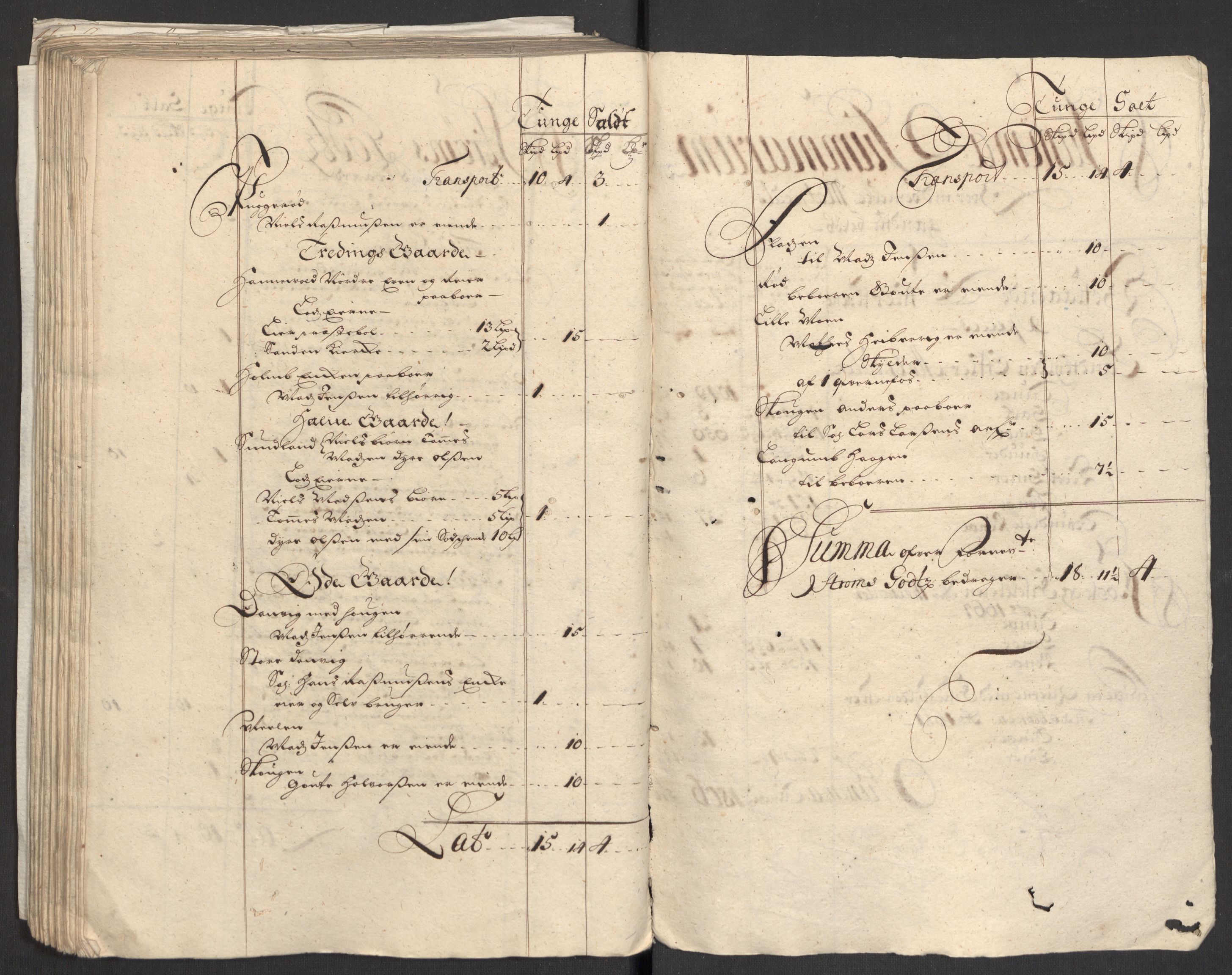 Rentekammeret inntil 1814, Reviderte regnskaper, Fogderegnskap, RA/EA-4092/R32/L1873: Fogderegnskap Jarlsberg grevskap, 1708, p. 124