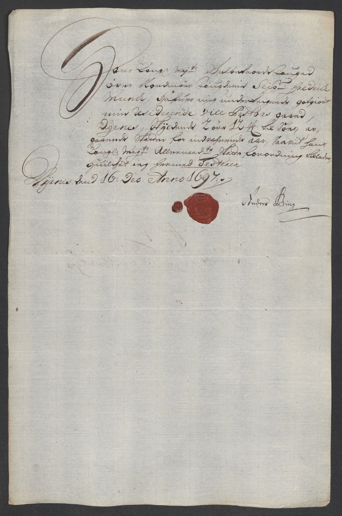 Rentekammeret inntil 1814, Reviderte regnskaper, Fogderegnskap, AV/RA-EA-4092/R56/L3737: Fogderegnskap Nordmøre, 1697-1698, p. 143