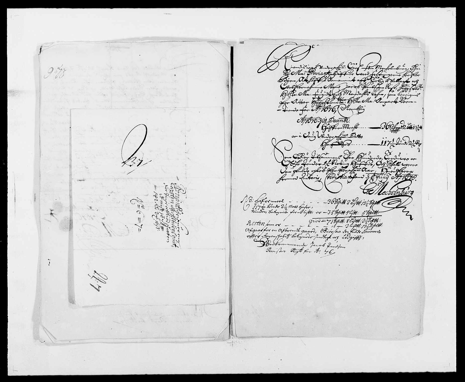 Rentekammeret inntil 1814, Reviderte regnskaper, Fogderegnskap, AV/RA-EA-4092/R42/L2540: Mandal fogderi, 1676-1680, p. 33