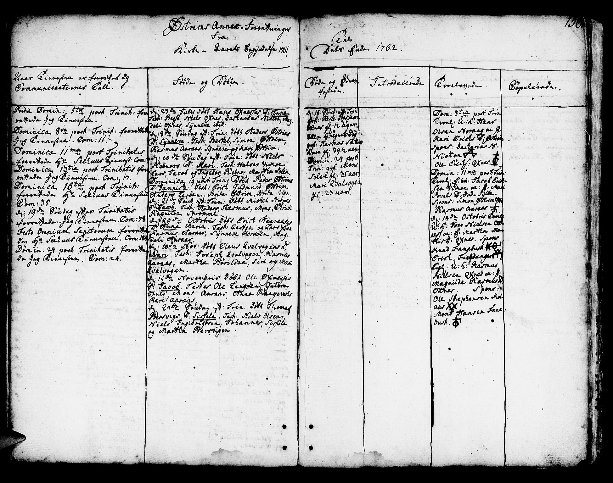 Lindås Sokneprestembete, SAB/A-76701/H/Haa: Parish register (official) no. A 3, 1748-1764, p. 156
