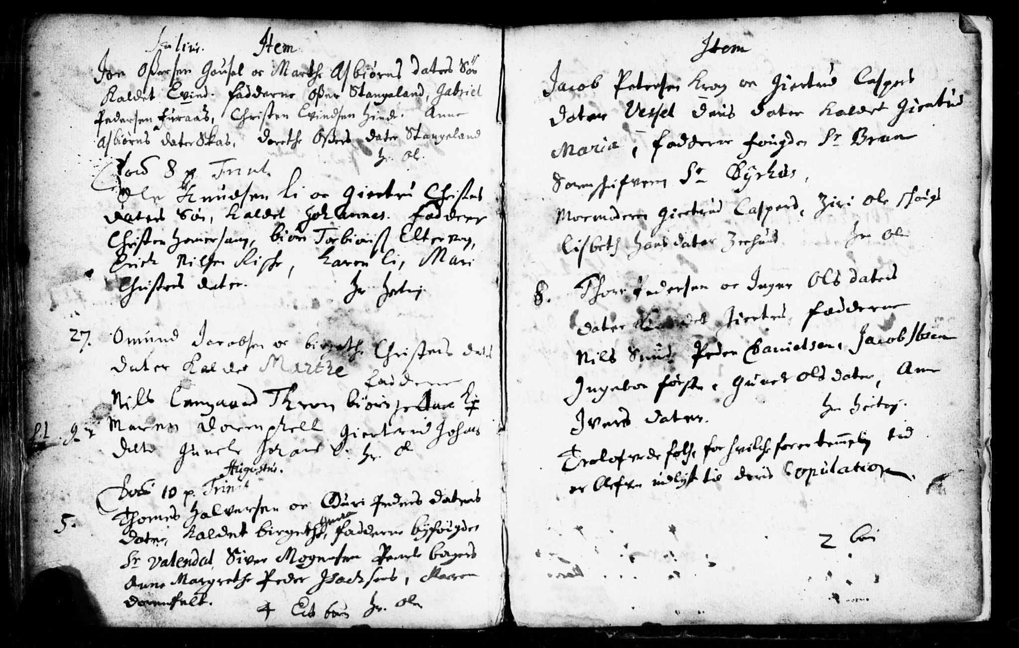 Domkirken sokneprestkontor, AV/SAST-A-101812/001/30/30BB/L0001: Parish register (copy) no. B 1, 1688-1714