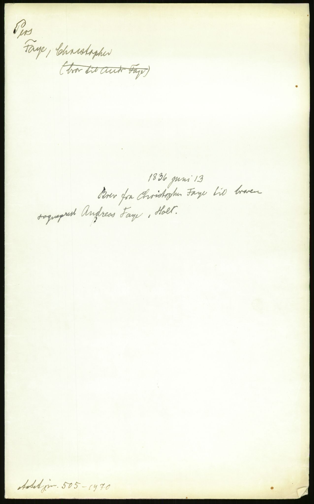 Samlinger til kildeutgivelse, Amerikabrevene, AV/RA-EA-4057/F/L0027: Innlån fra Aust-Agder: Dannevig - Valsgård, 1838-1914, p. 399