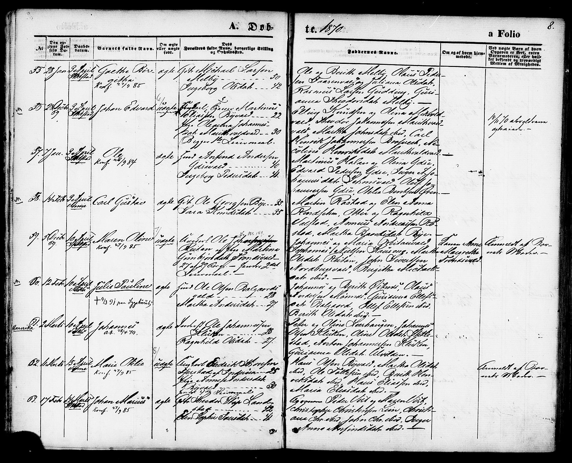 Ministerialprotokoller, klokkerbøker og fødselsregistre - Nord-Trøndelag, AV/SAT-A-1458/723/L0242: Parish register (official) no. 723A11, 1870-1880, p. 8