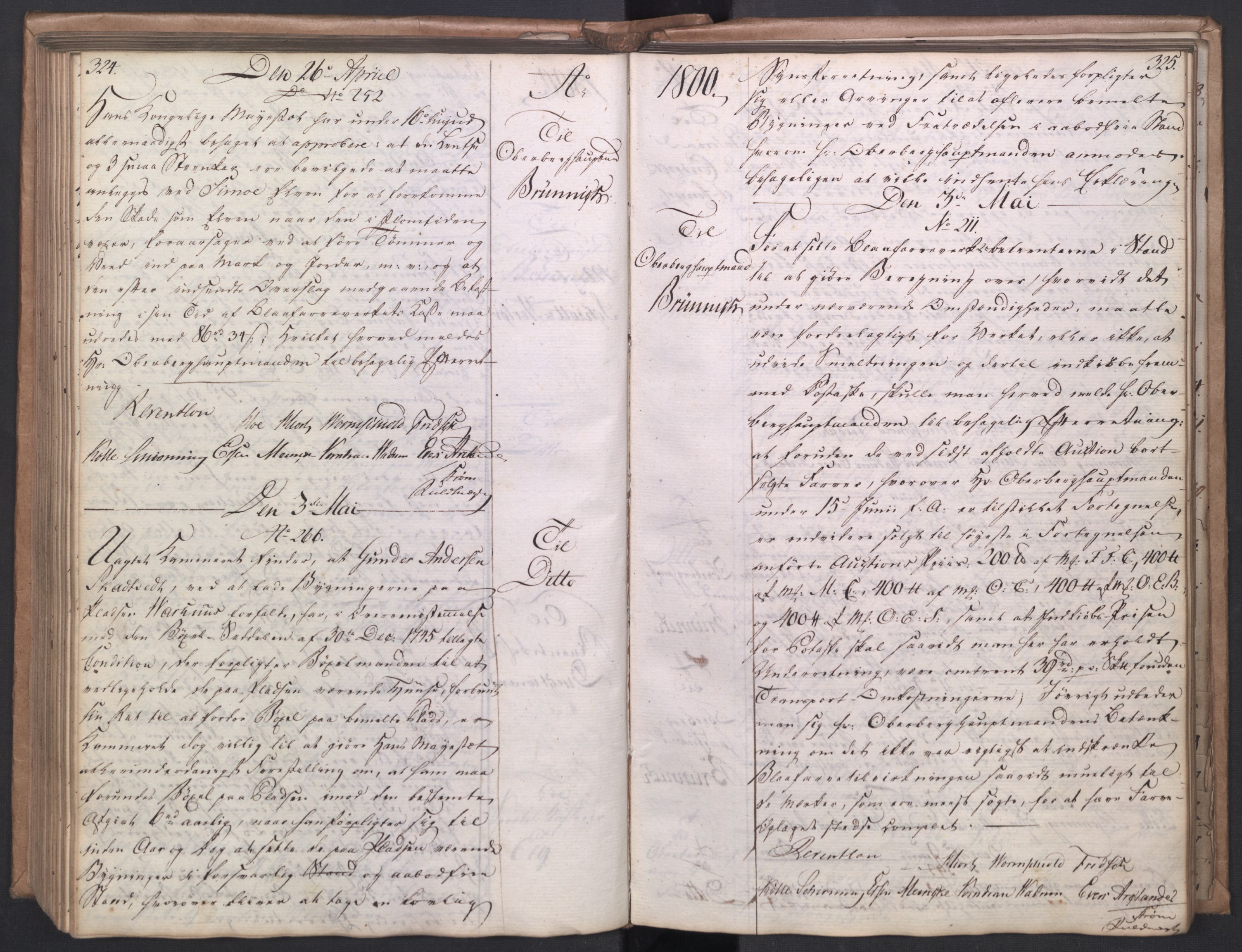 Rentekammeret, Renteskriverkontorene, AV/RA-EA-3115/O/Om/Oma/L0004: Kopibok C, 1789-1806, p. 324-325