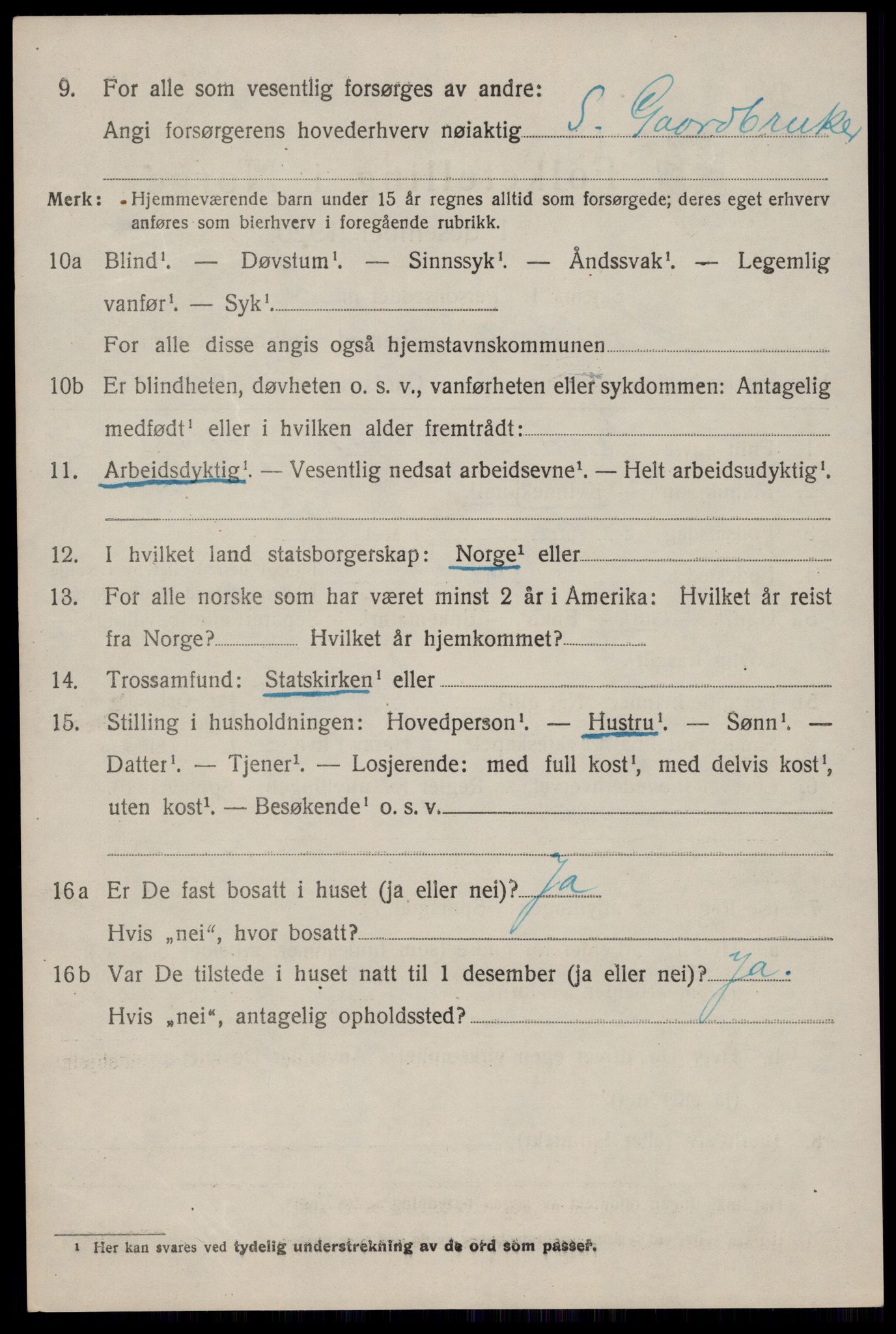 SAKO, 1920 census for Hjartdal, 1920, p. 4051