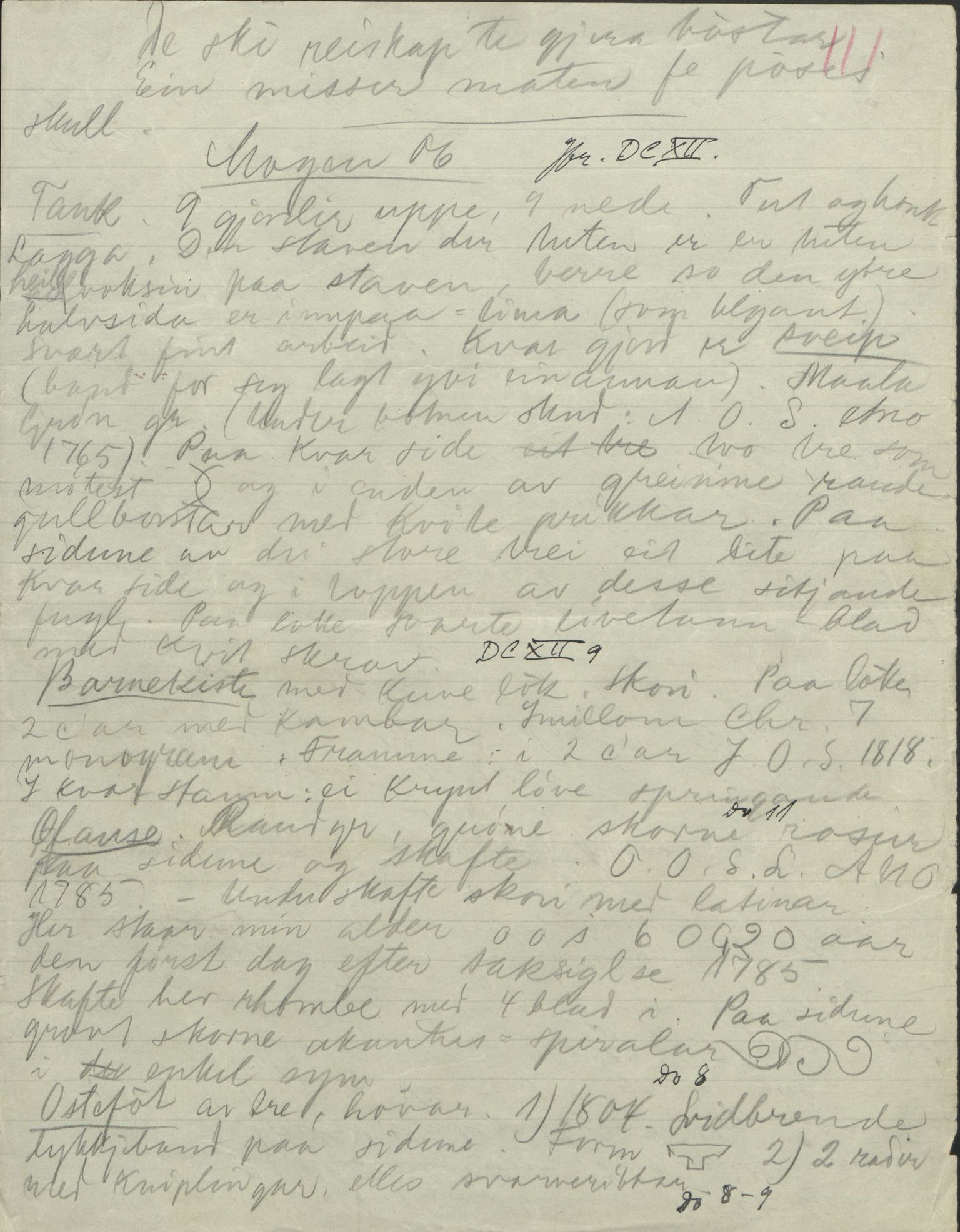 Rikard Berge, TEMU/TGM-A-1003/F/L0004/0053: 101-159 / 157 Manuskript, notatar, brev o.a. Nokre leiker, manuskript, 1906-1908, p. 111