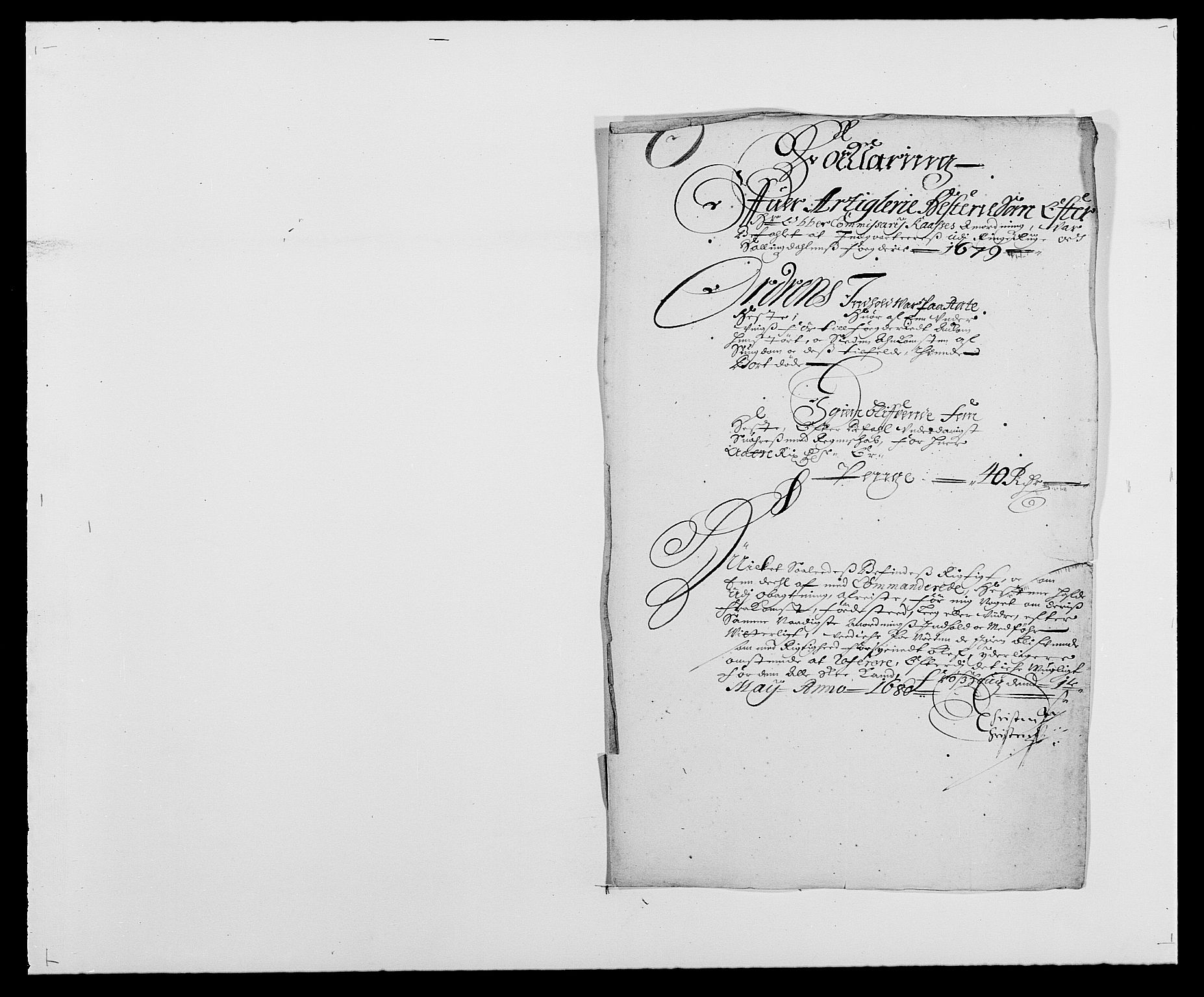 Rentekammeret inntil 1814, Reviderte regnskaper, Fogderegnskap, RA/EA-4092/R21/L1443: Fogderegnskap Ringerike og Hallingdal, 1678-1680, p. 242