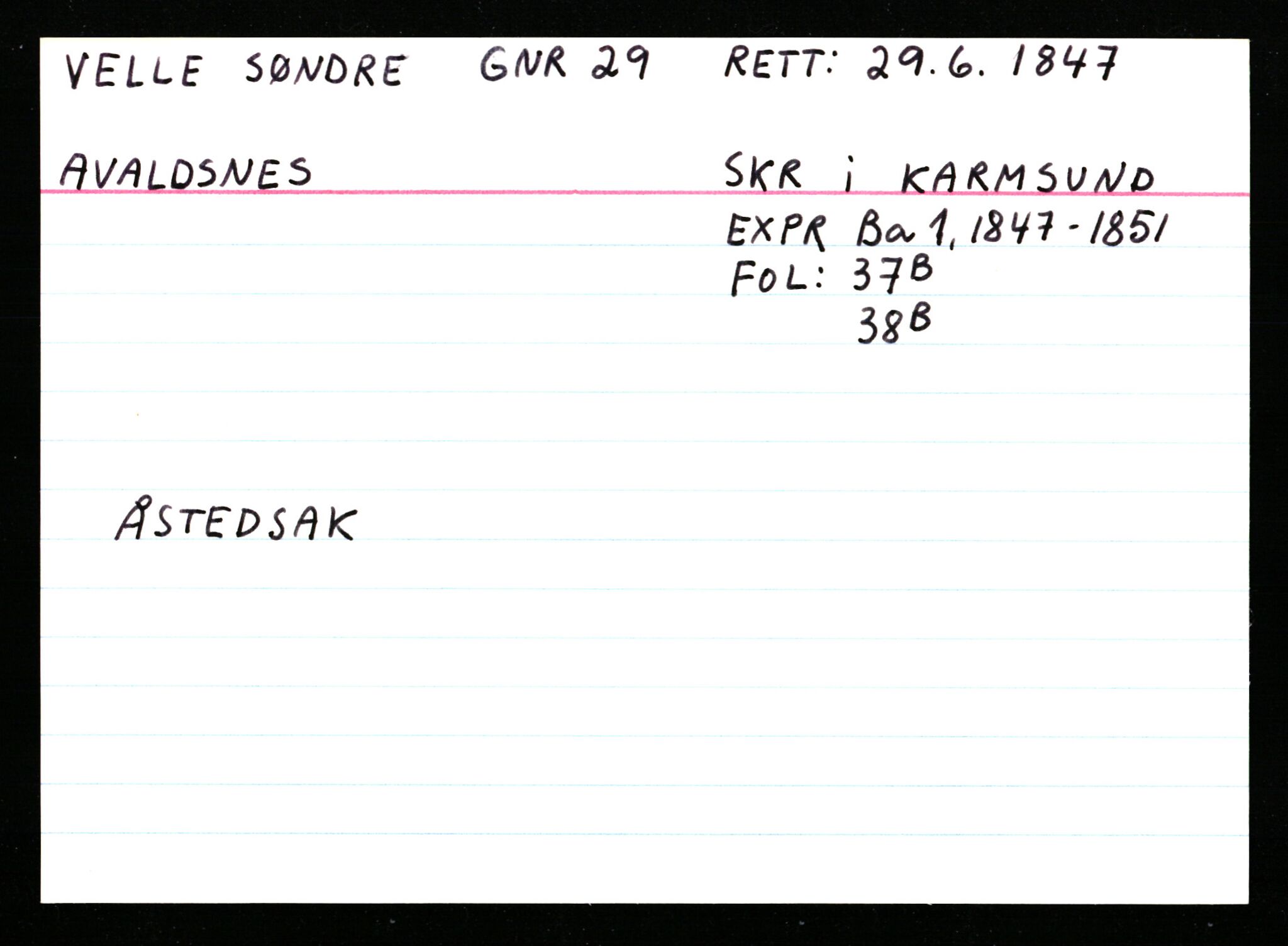 Statsarkivet i Stavanger, AV/SAST-A-101971/03/Y/Ym/L0065: Åstedskort sortert etter gårdsnavn: Vatland - Vervig, 1600-1950, p. 546