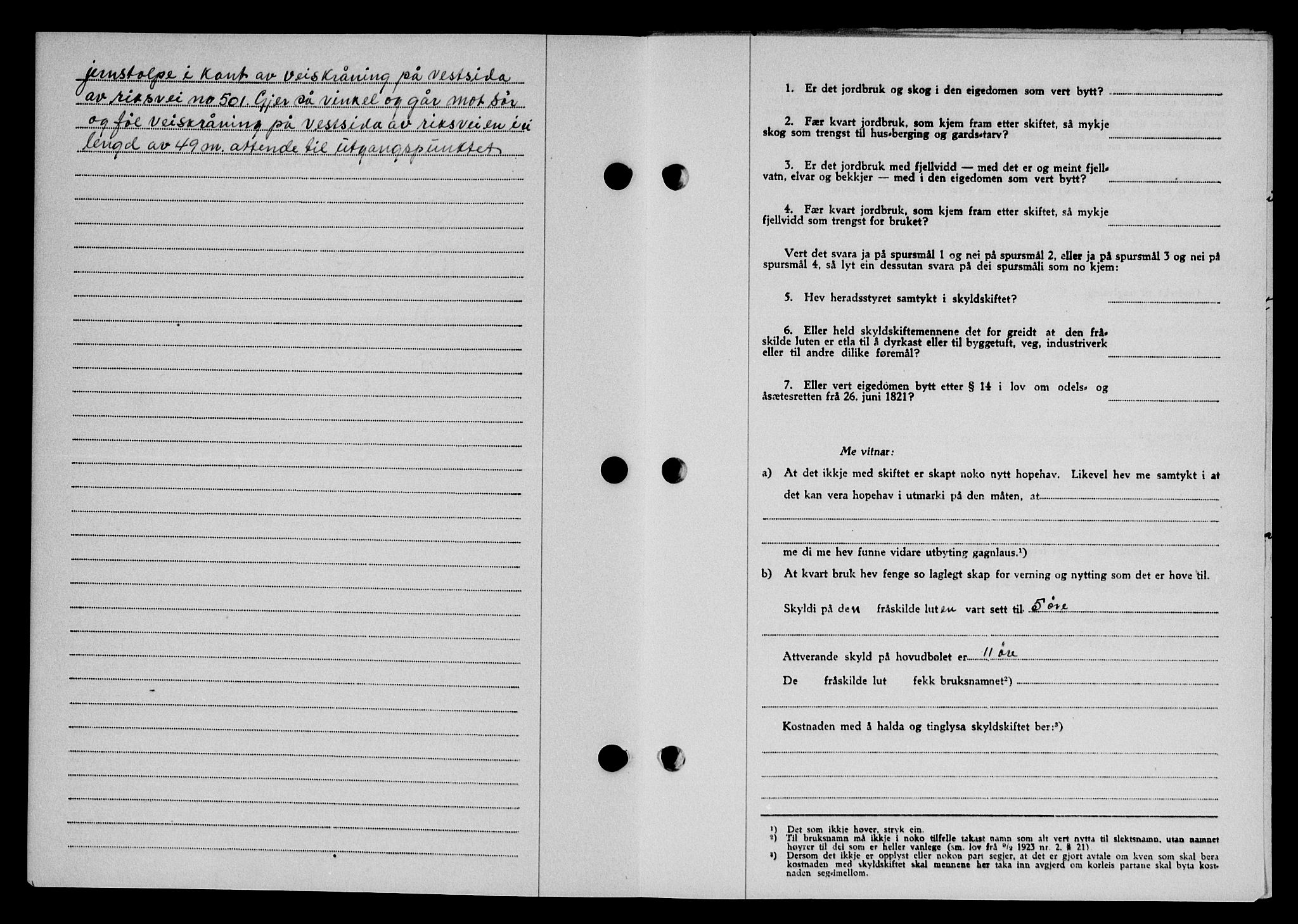 Karmsund sorenskriveri, SAST/A-100311/01/II/IIB/L0090: Mortgage book no. 70A, 1947-1947, Diary no: : 2147/1947