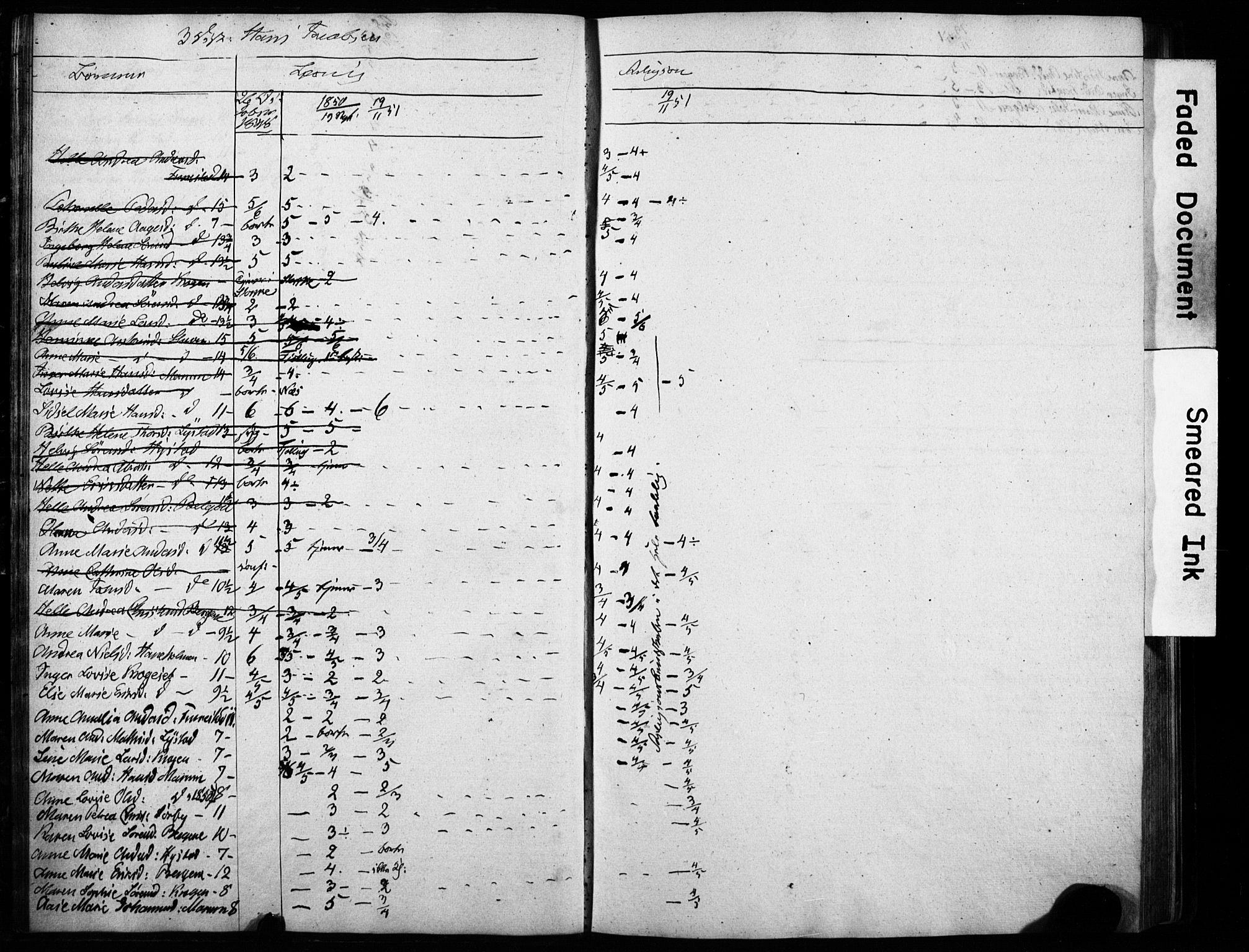 Sandar kirkebøker, AV/SAKO-A-243/H/Ha/L000I: Banns register no. I, 1854-1859