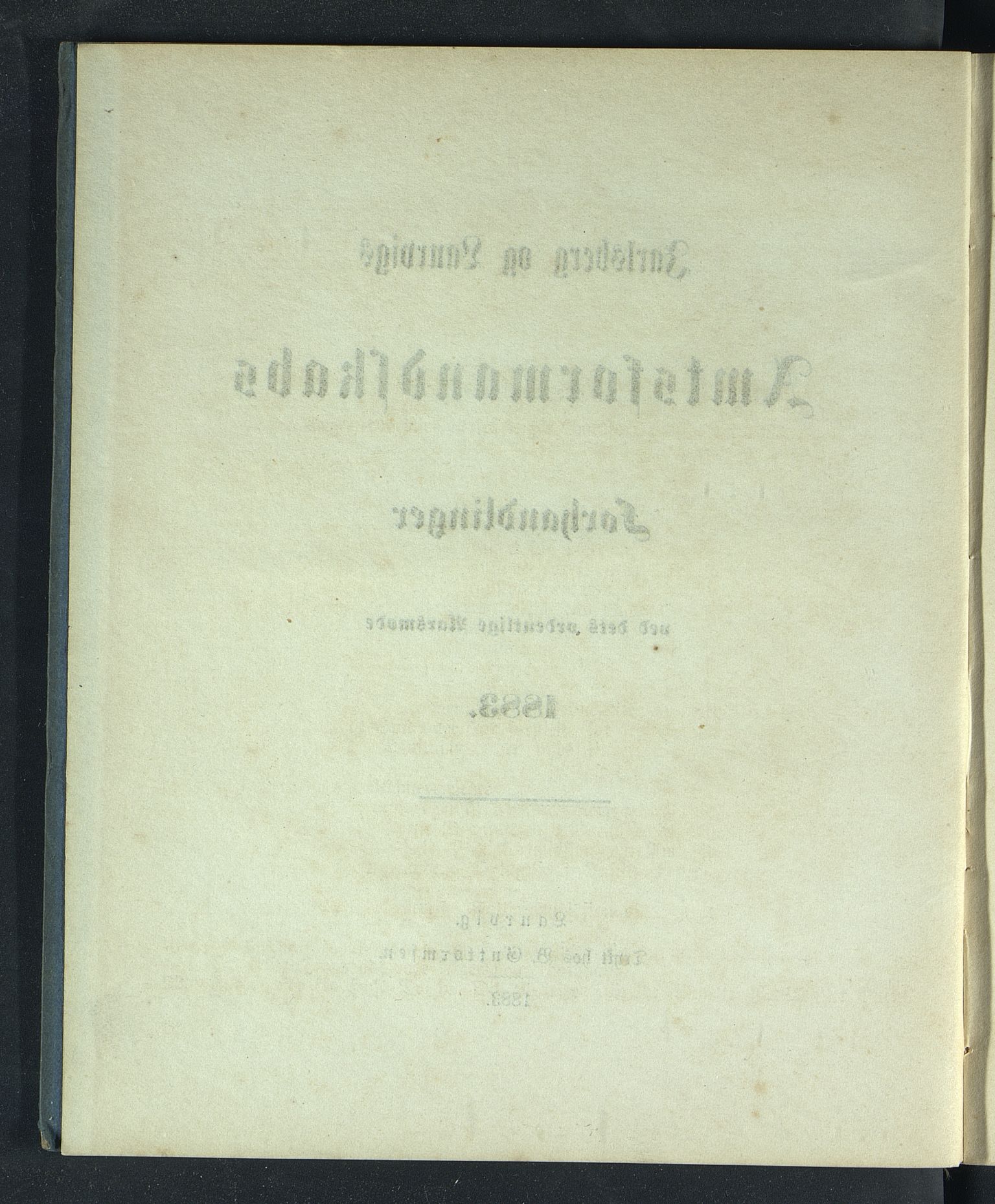 Vestfold fylkeskommune. Fylkestinget, VEMU/A-1315/A/Ab/Abb/L0030: Fylkestingsforhandlinger, 1883