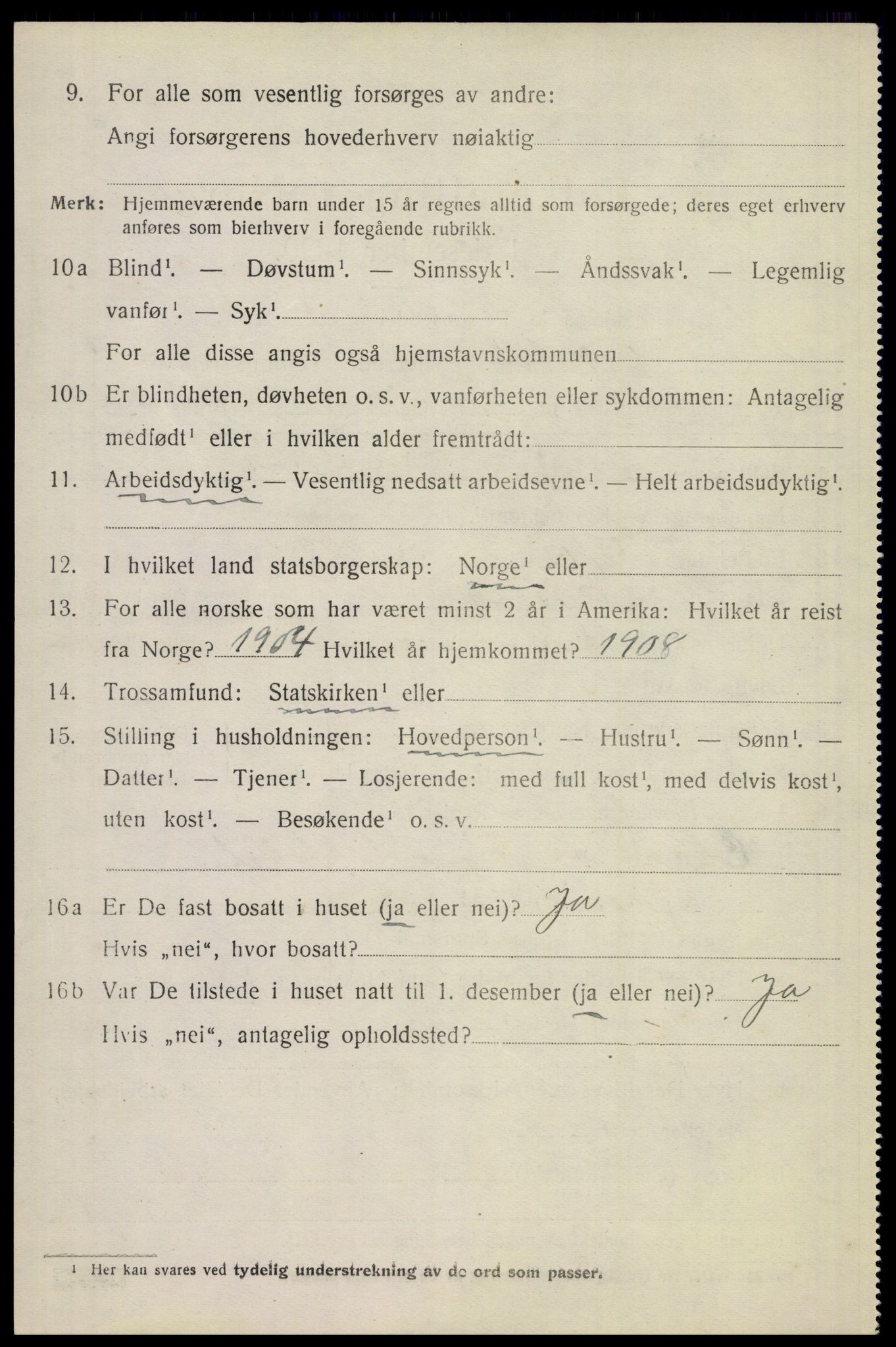 SAST, 1920 census for Gjesdal, 1920, p. 1035