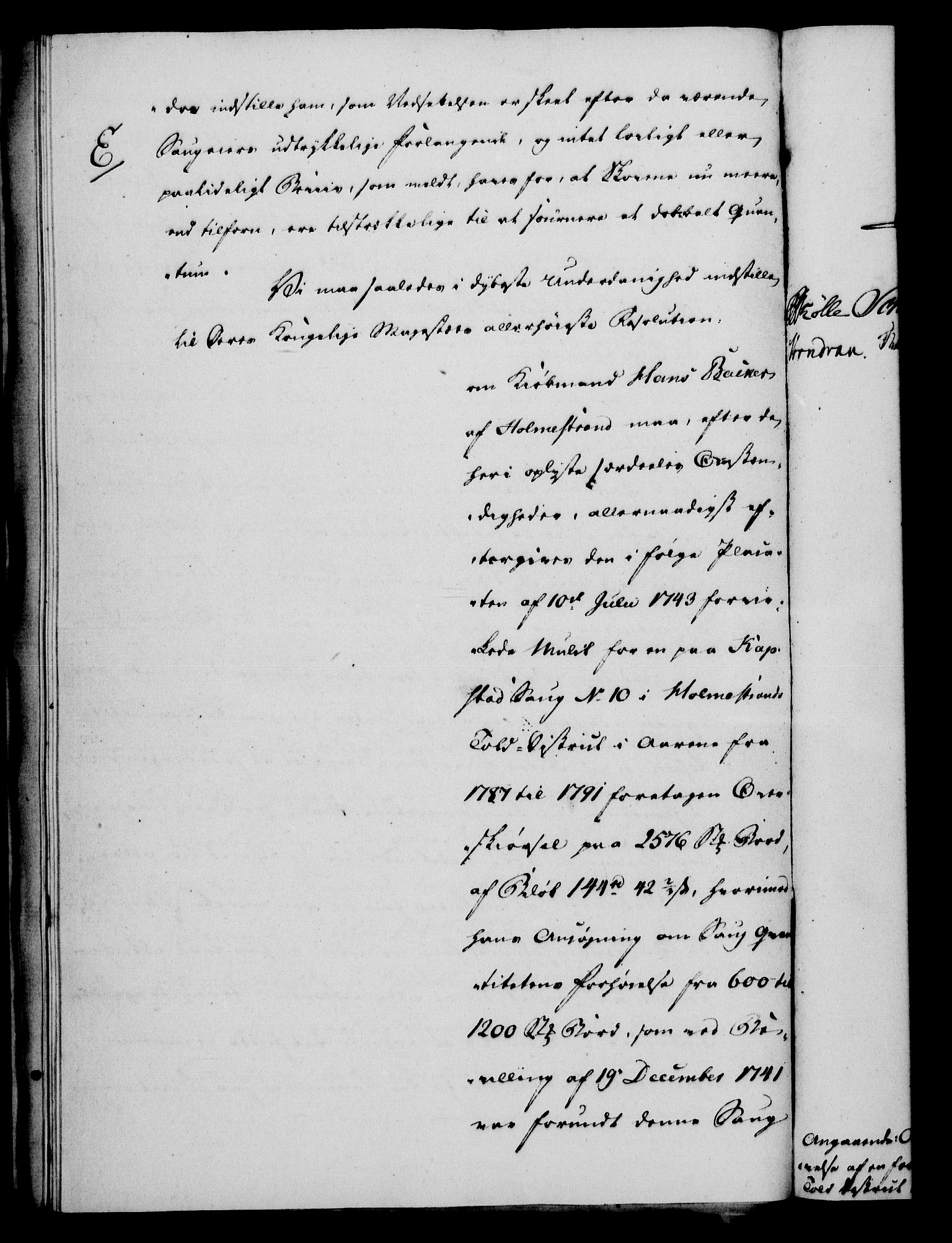 Rentekammeret, Kammerkanselliet, RA/EA-3111/G/Gf/Gfa/L0076: Norsk relasjons- og resolusjonsprotokoll (merket RK 52.76), 1794, p. 482