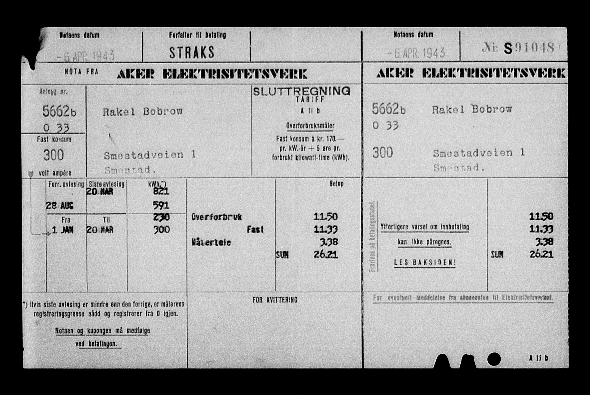 Justisdepartementet, Tilbakeføringskontoret for inndratte formuer, AV/RA-S-1564/H/Hc/Hcc/L0926: --, 1945-1947, p. 324