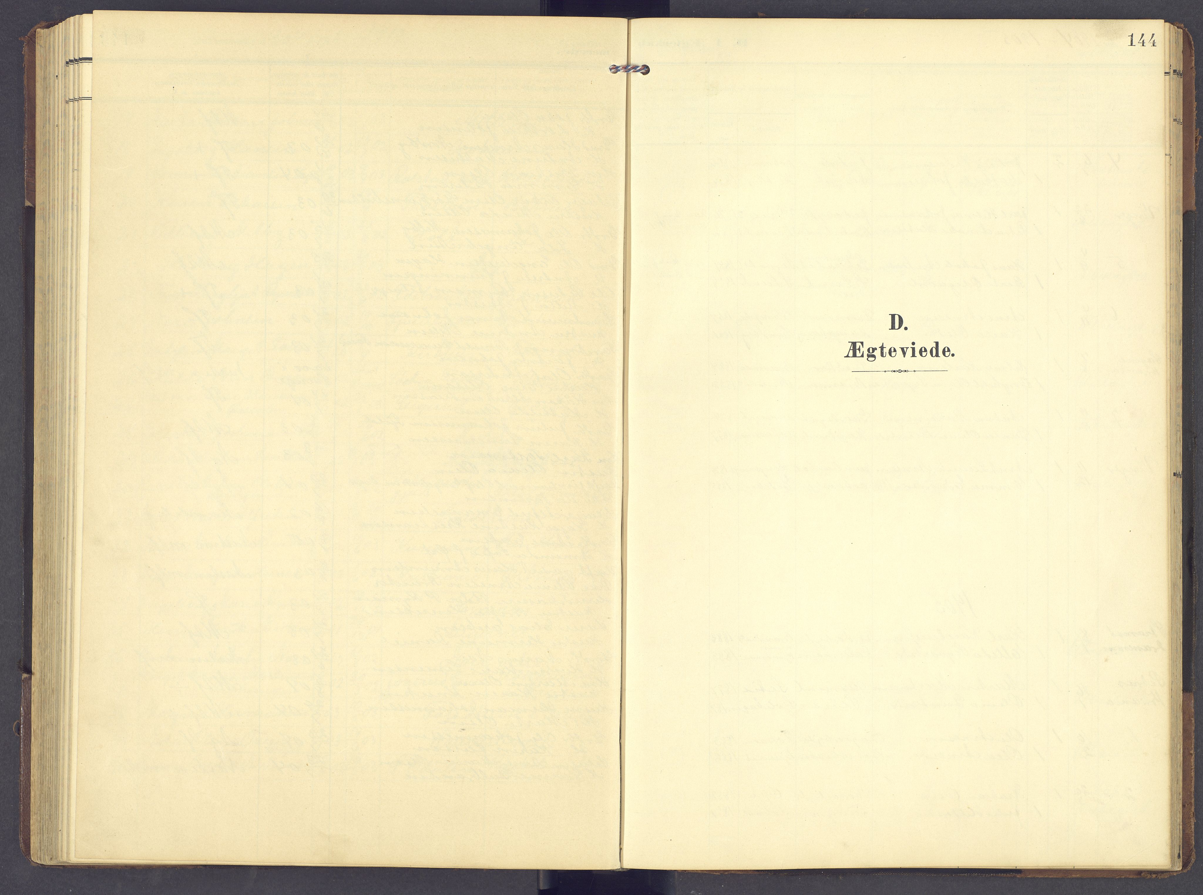 Brandval prestekontor, AV/SAH-PREST-034/H/Ha/Hab/L0003: Parish register (copy) no. 3, 1904-1917, p. 144