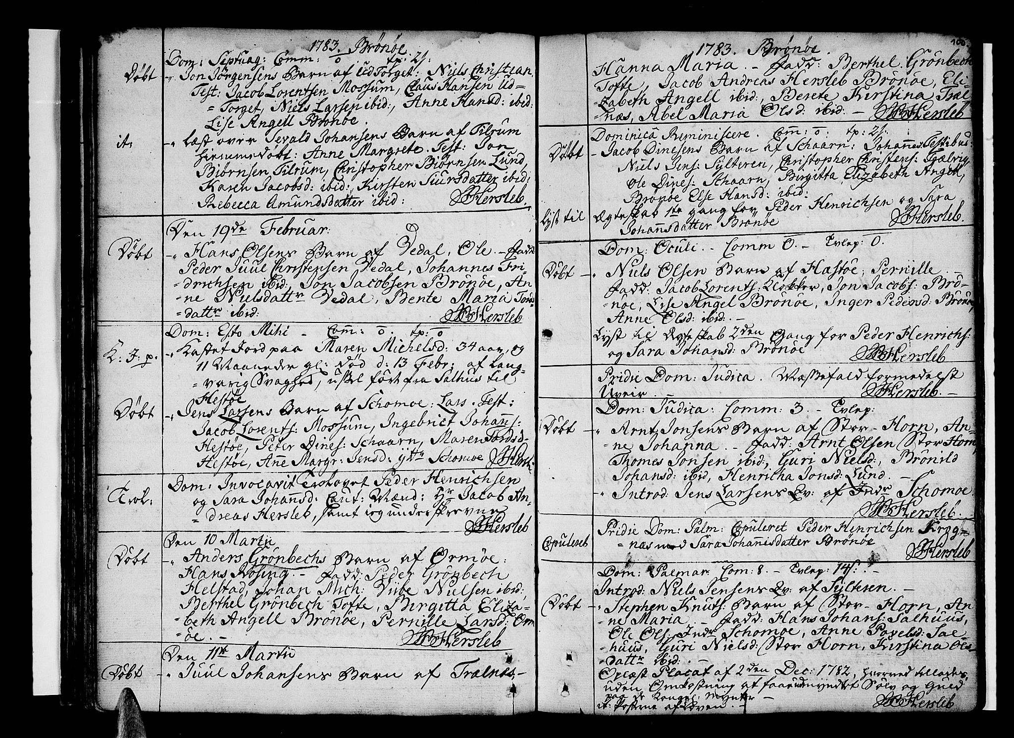 Ministerialprotokoller, klokkerbøker og fødselsregistre - Nordland, SAT/A-1459/813/L0195: Parish register (official) no. 813A05, 1752-1803, p. 100