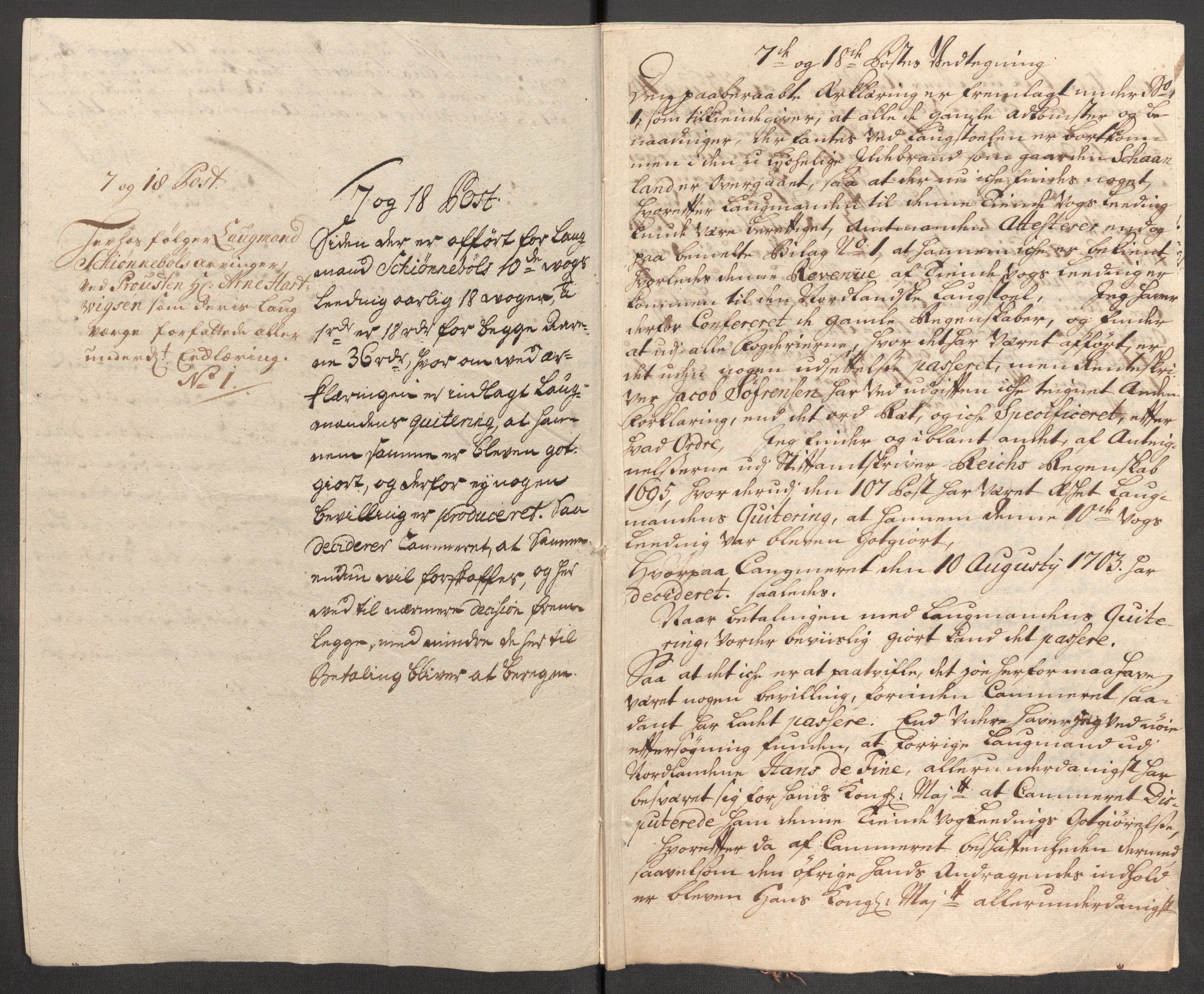 Rentekammeret inntil 1814, Reviderte regnskaper, Fogderegnskap, AV/RA-EA-4092/R68/L4756: Fogderegnskap Senja og Troms, 1705-1707, p. 514