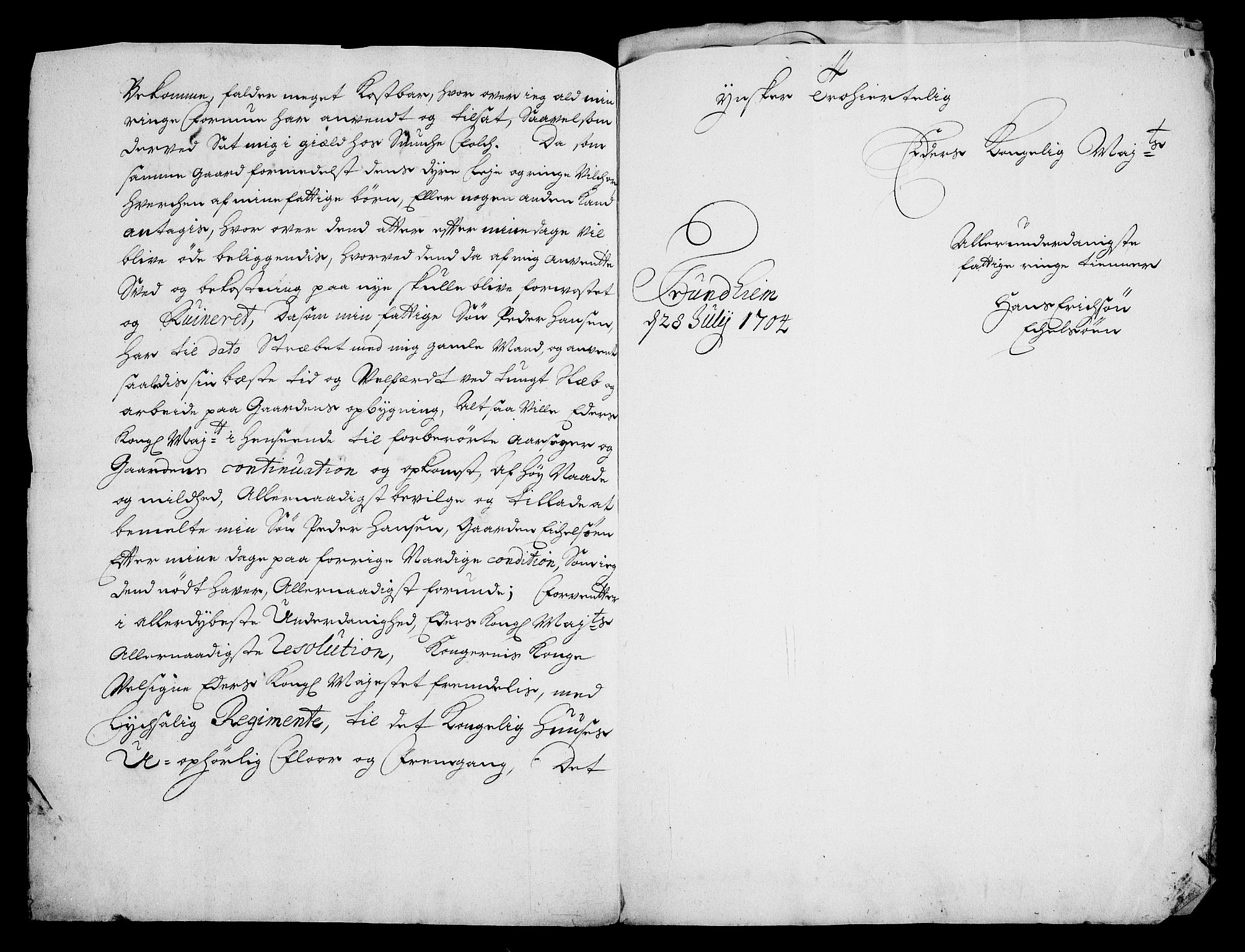 Rentekammeret inntil 1814, Realistisk ordnet avdeling, RA/EA-4070/On/L0013: [Jj 14]: Forskjellige dokumenter om krongodset i Norge, 1672-1722, p. 157
