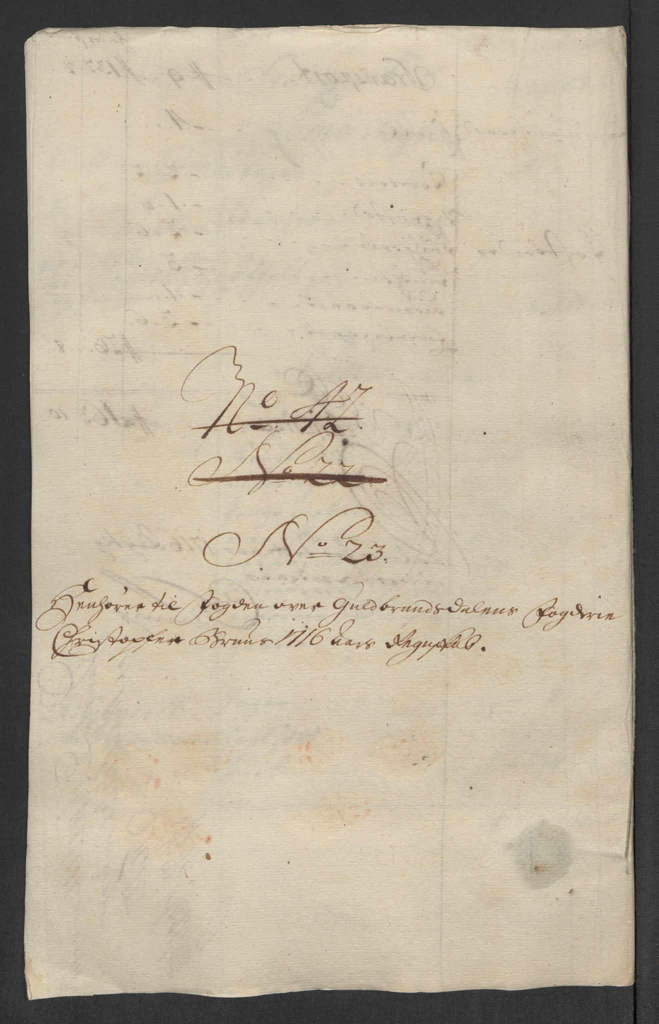 Rentekammeret inntil 1814, Reviderte regnskaper, Fogderegnskap, RA/EA-4092/R17/L1186: Fogderegnskap Gudbrandsdal, 1716, p. 228