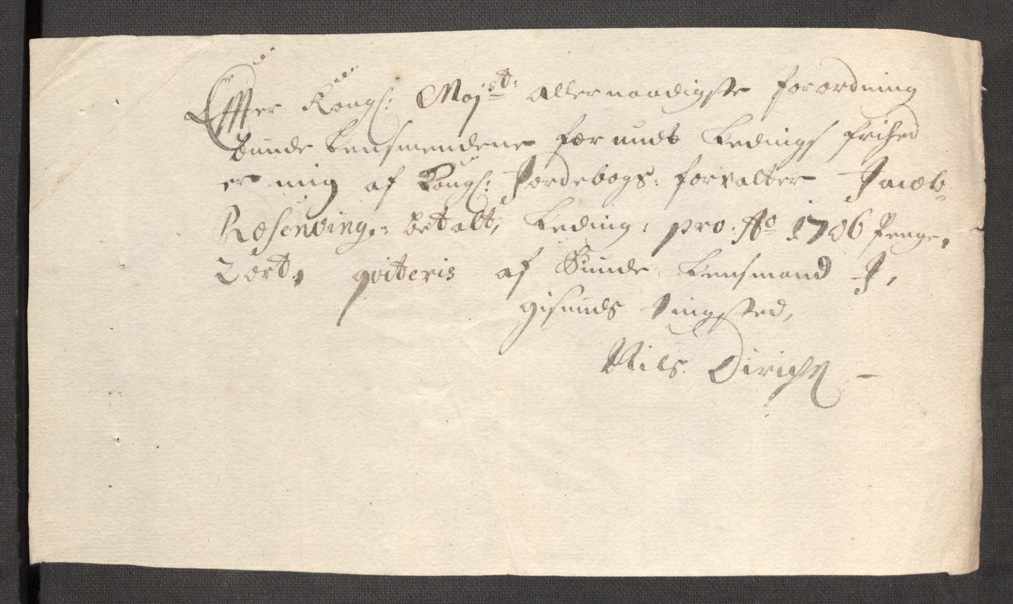 Rentekammeret inntil 1814, Reviderte regnskaper, Fogderegnskap, AV/RA-EA-4092/R68/L4756: Fogderegnskap Senja og Troms, 1705-1707, p. 257