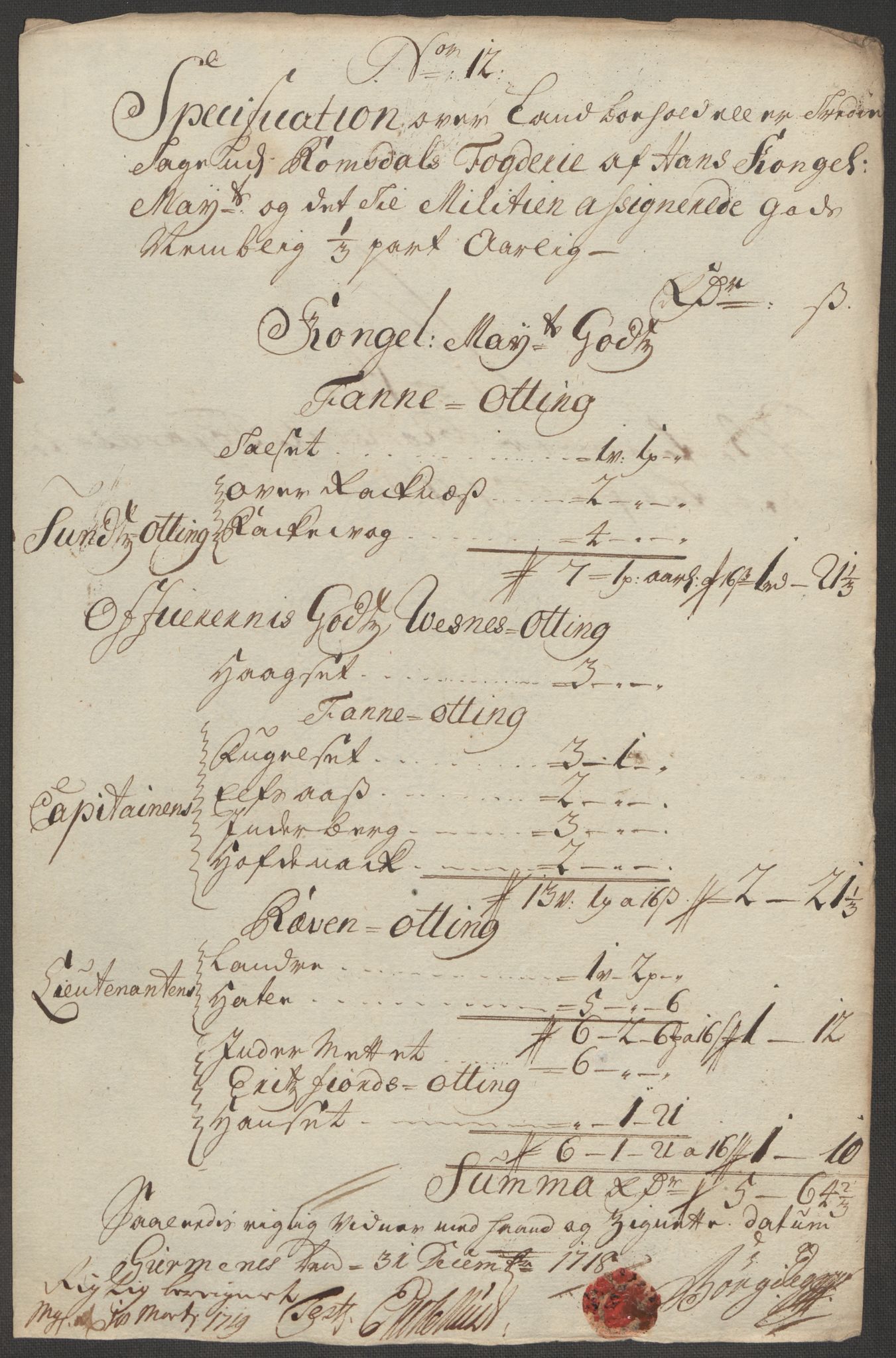 Rentekammeret inntil 1814, Reviderte regnskaper, Fogderegnskap, RA/EA-4092/R55/L3665: Fogderegnskap Romsdal, 1718, p. 132