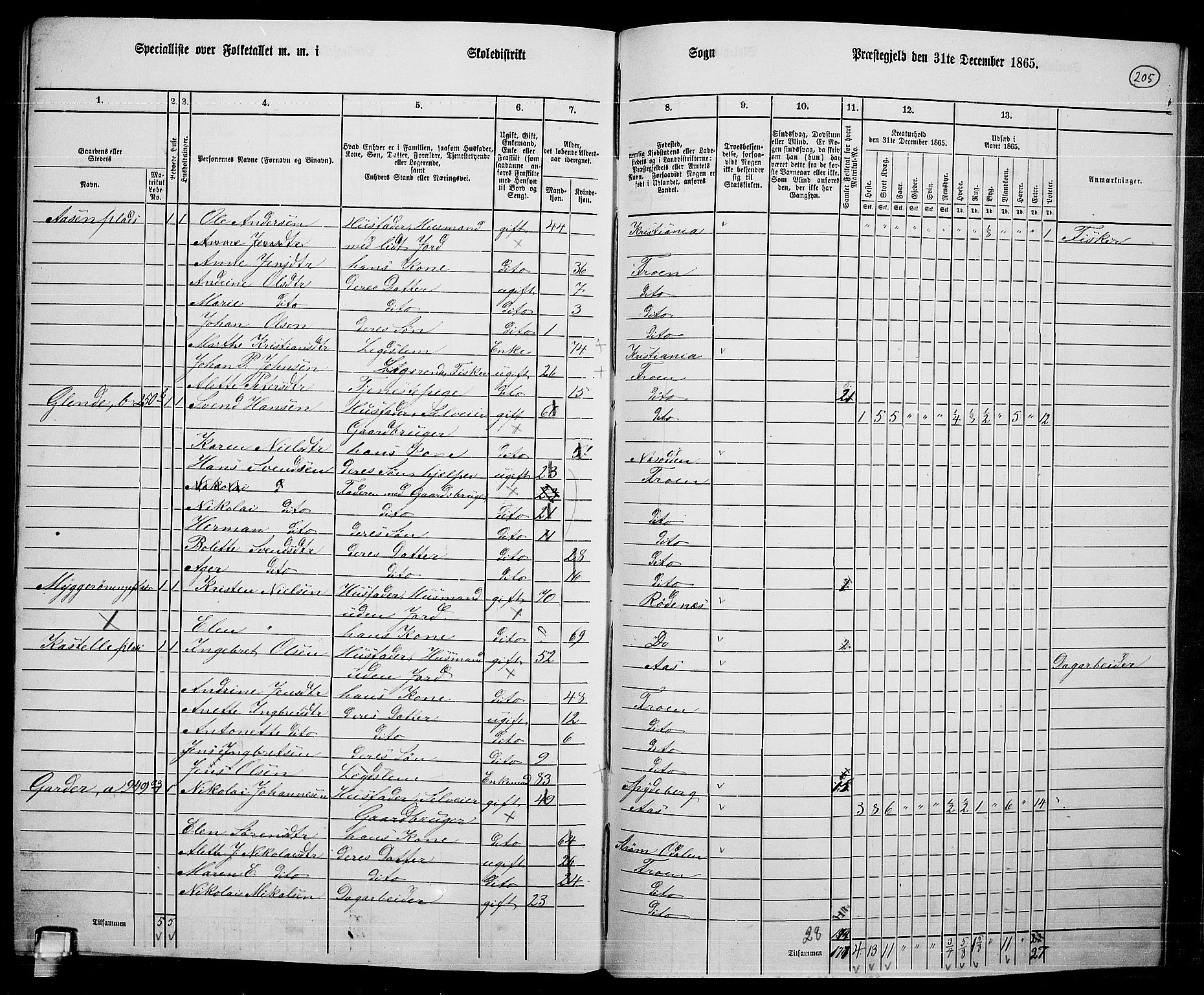 RA, 1865 census for Drøbak/Frogn, 1865, p. 59