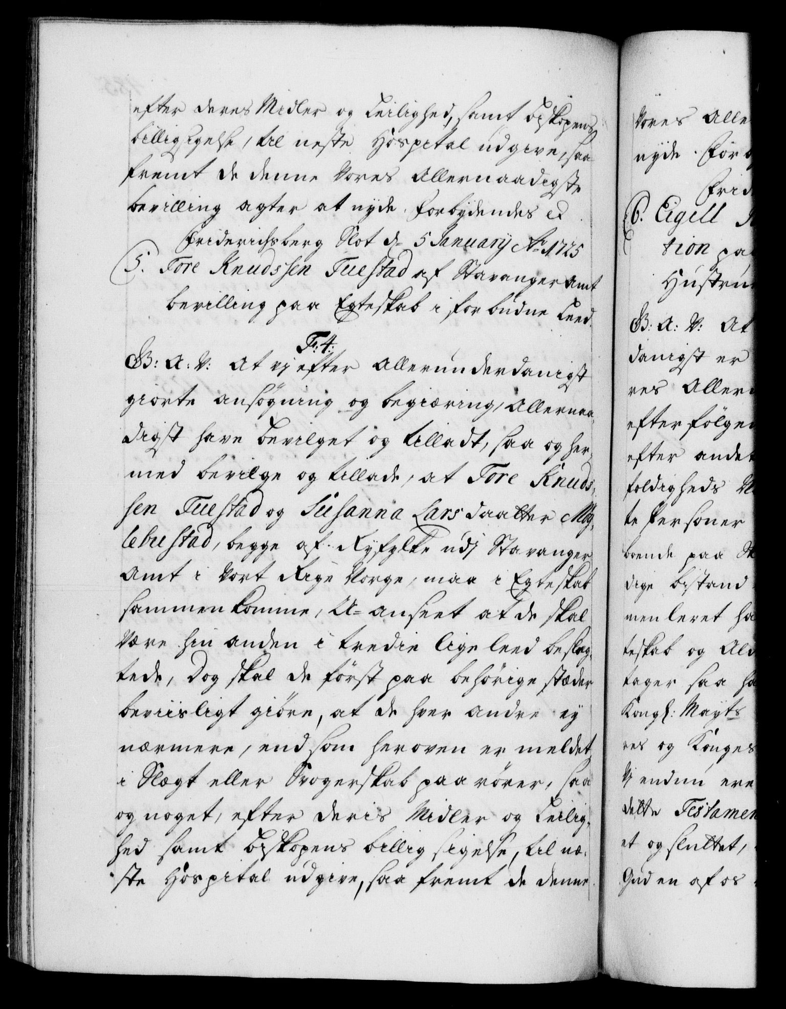 Danske Kanselli 1572-1799, AV/RA-EA-3023/F/Fc/Fca/Fcaa/L0024: Norske registre, 1723-1725, p. 485b