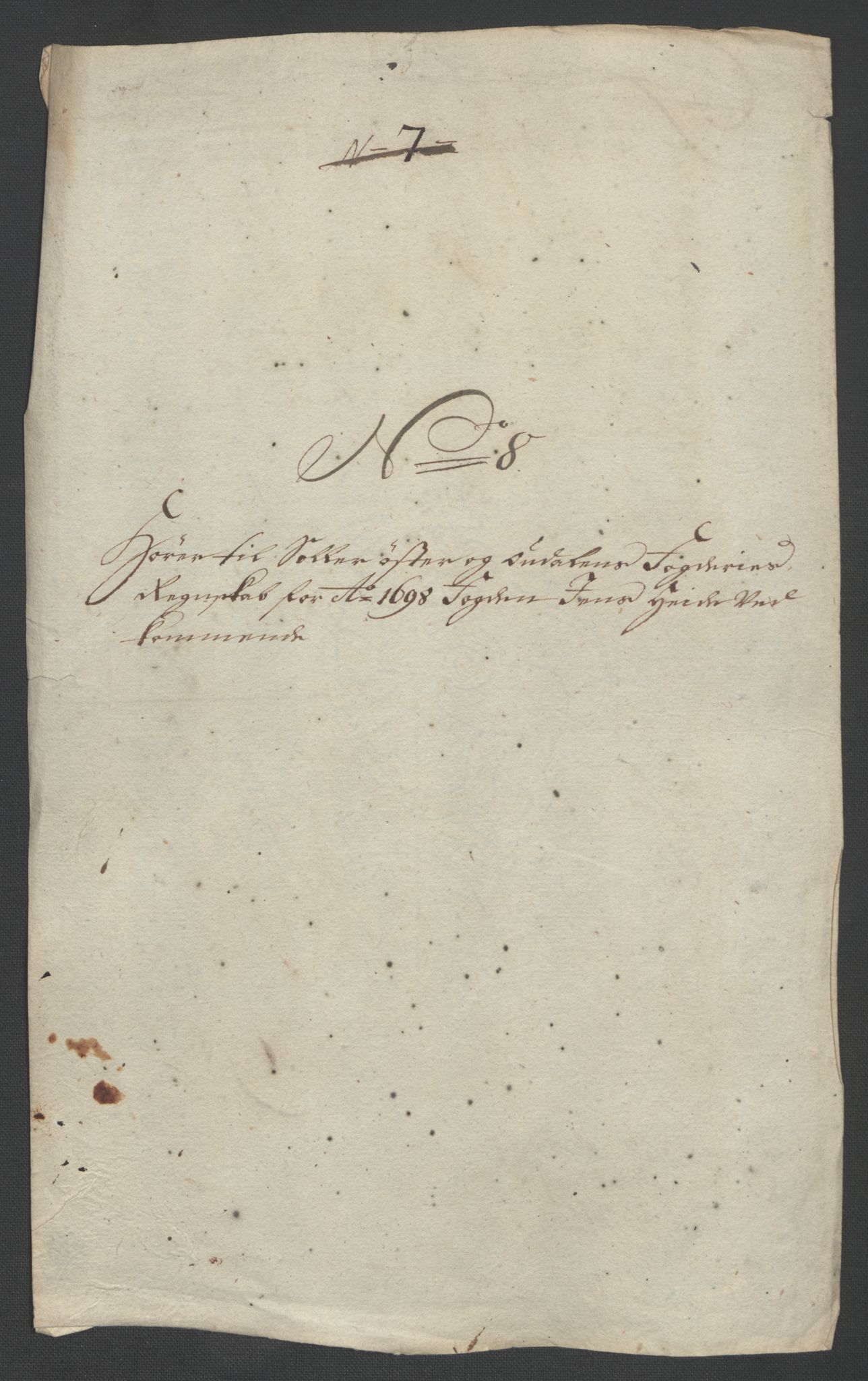 Rentekammeret inntil 1814, Reviderte regnskaper, Fogderegnskap, RA/EA-4092/R13/L0836: Fogderegnskap Solør, Odal og Østerdal, 1698, p. 146