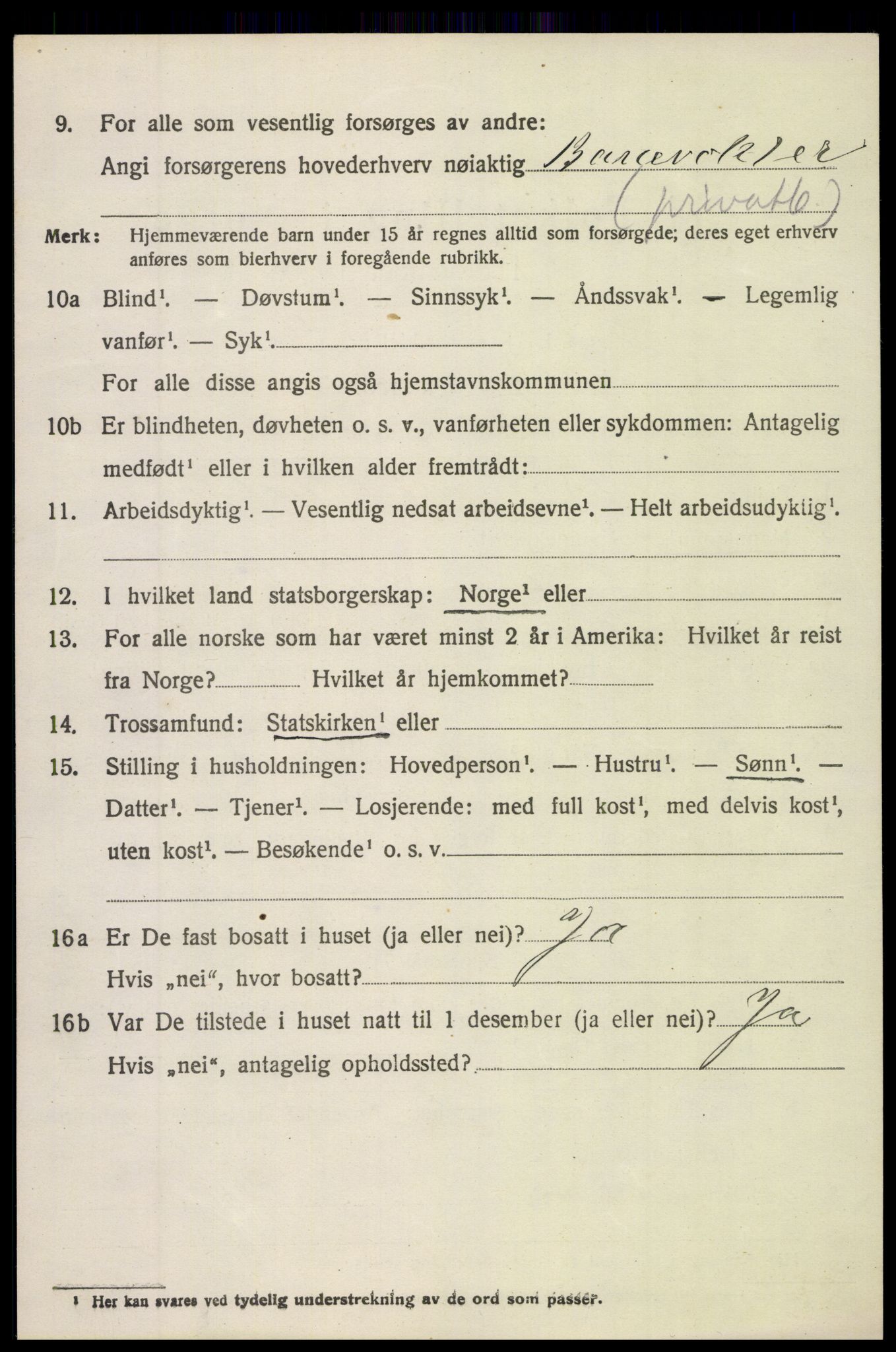 SAH, 1920 census for Søndre Land, 1920, p. 2444