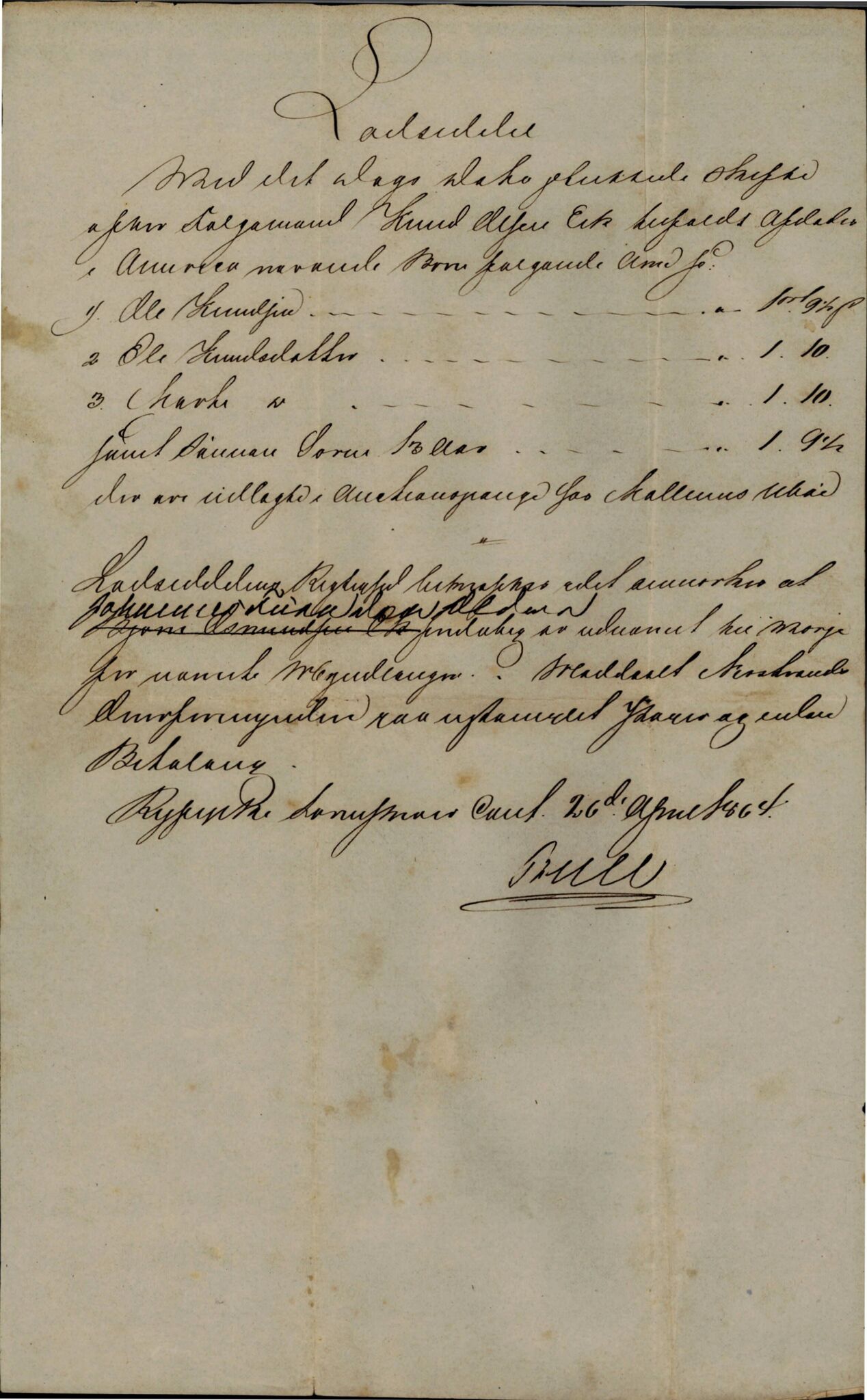 Sjernarøy kommune. Overformynderiet, BYST/A-0910/D/L0001: Korrespondanse og saksdokument, 1850-1899