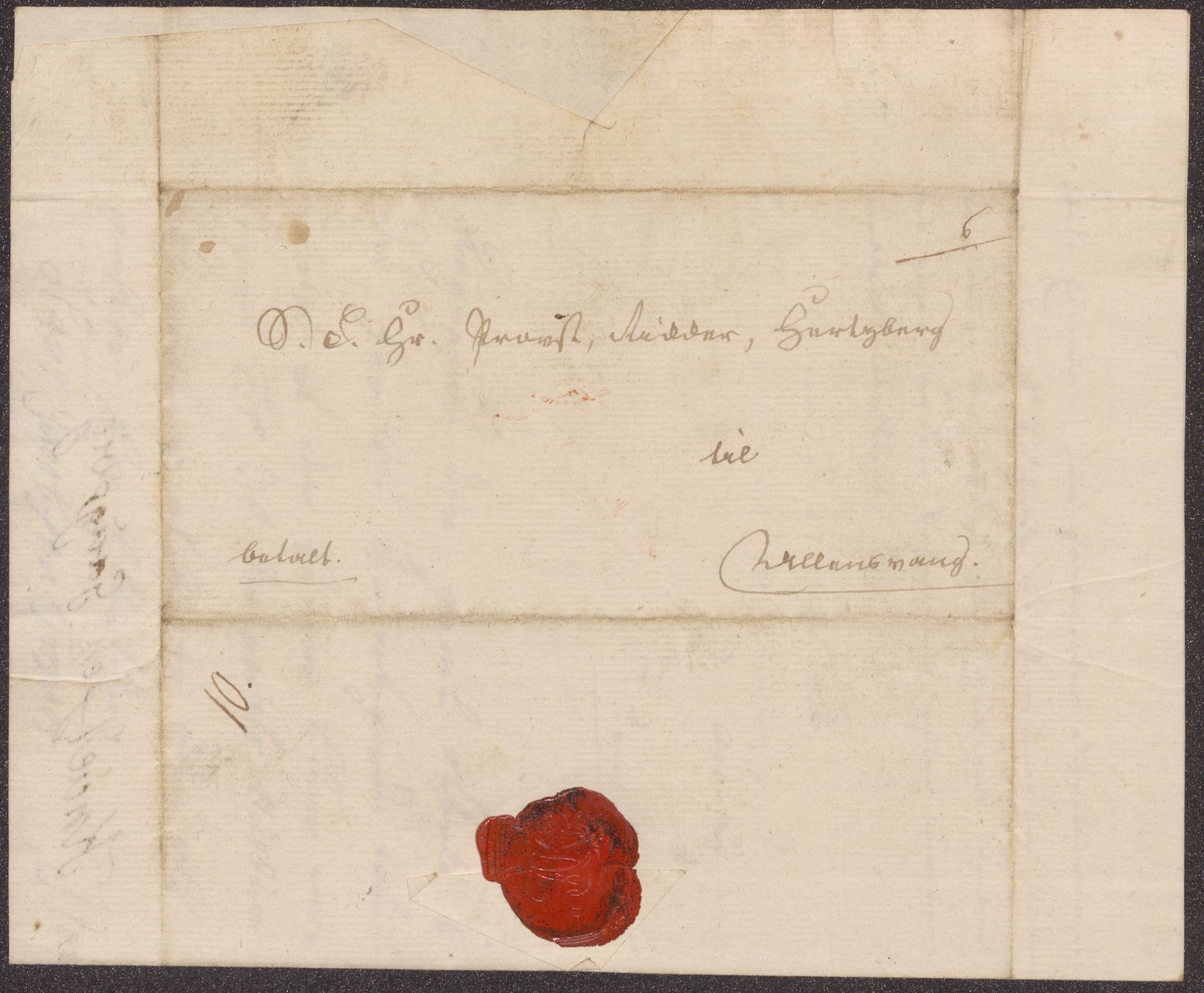 Bergens Museum, UMB/A007/D/Da/L0001/0003: Brevsamling 1822 - 1826 / Brevsamling 1826, 1826