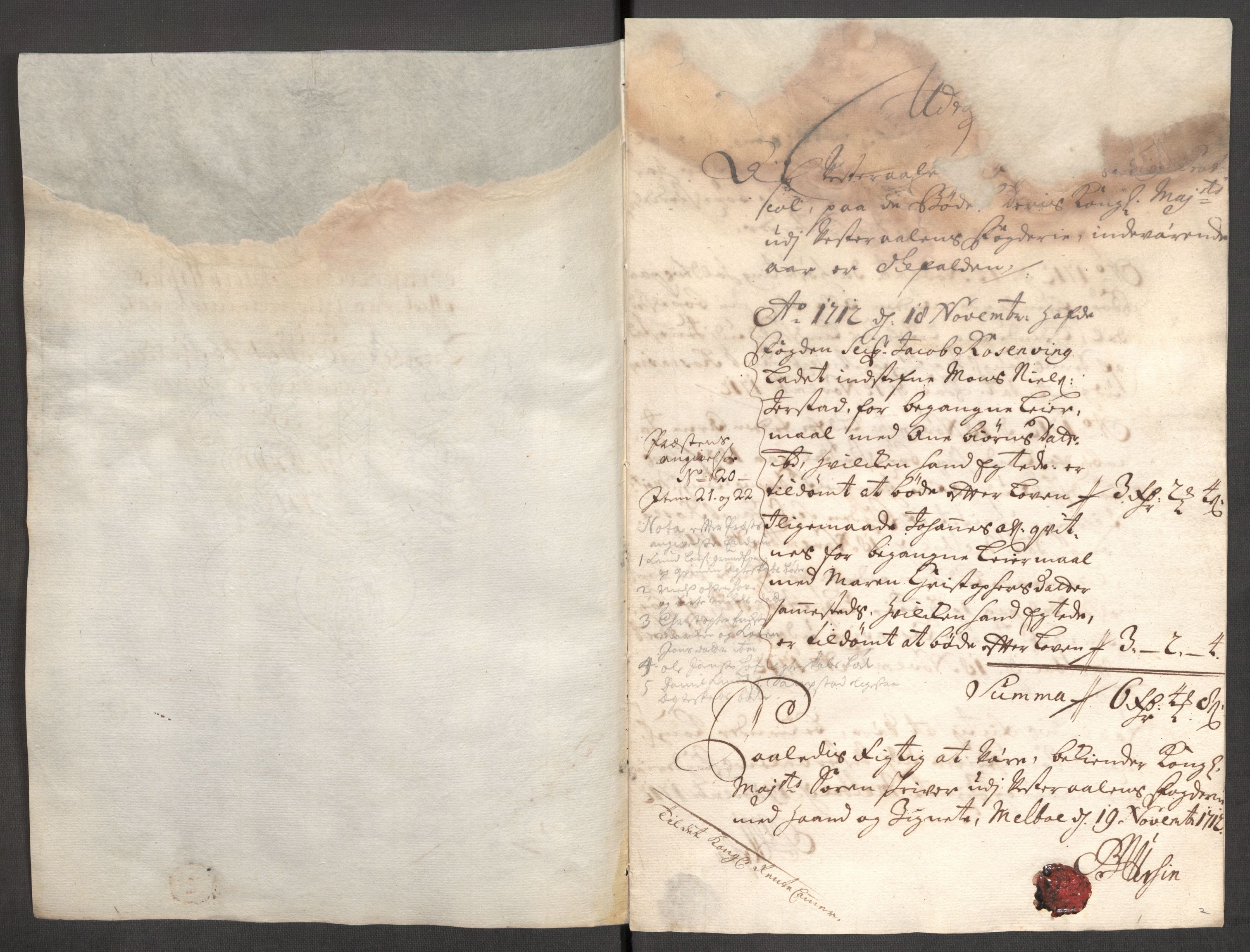 Rentekammeret inntil 1814, Reviderte regnskaper, Fogderegnskap, AV/RA-EA-4092/R67/L4679: Fogderegnskap Vesterålen, Andenes og Lofoten, 1711-1713, p. 38