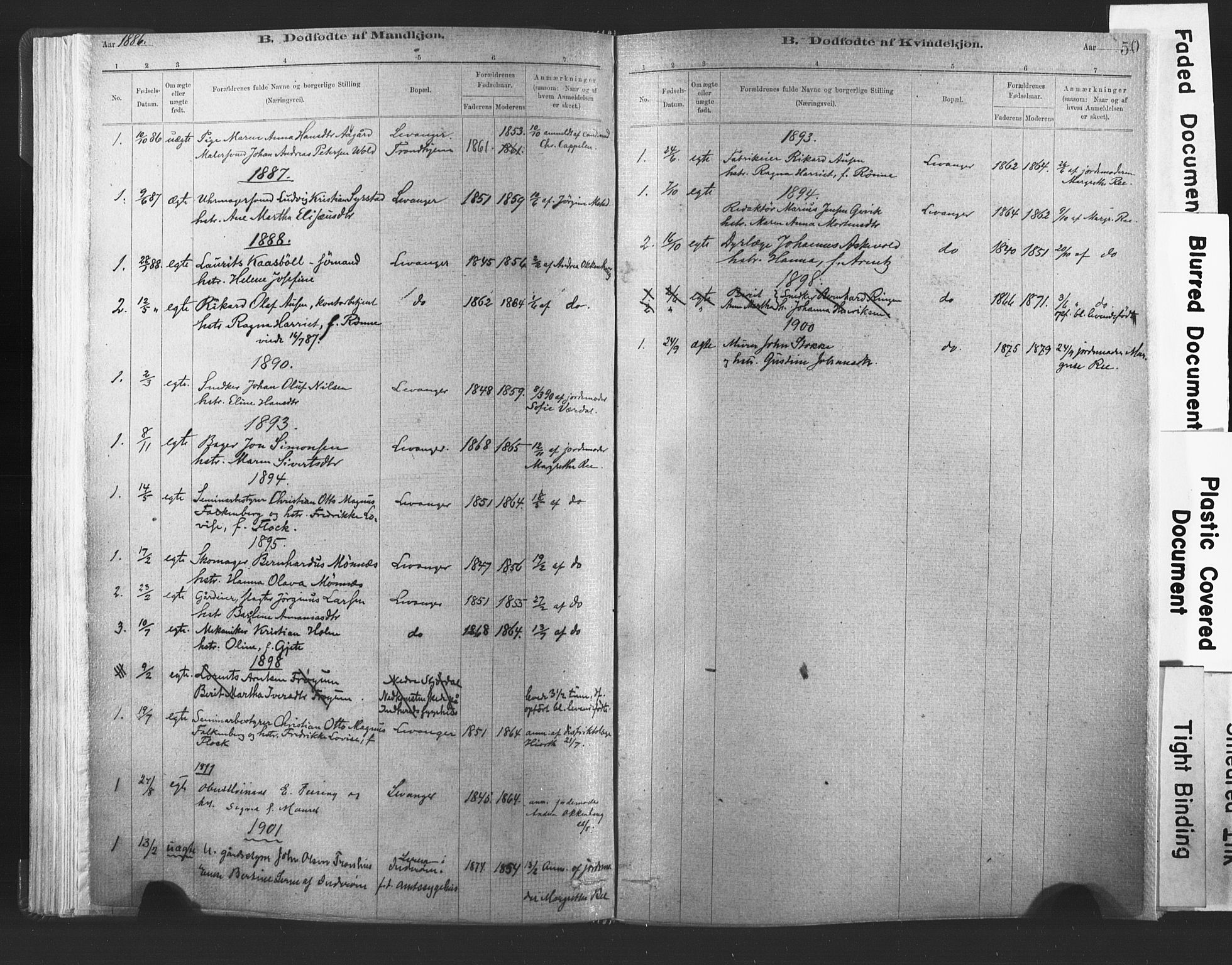 Ministerialprotokoller, klokkerbøker og fødselsregistre - Nord-Trøndelag, SAT/A-1458/720/L0189: Parish register (official) no. 720A05, 1880-1911, p. 50