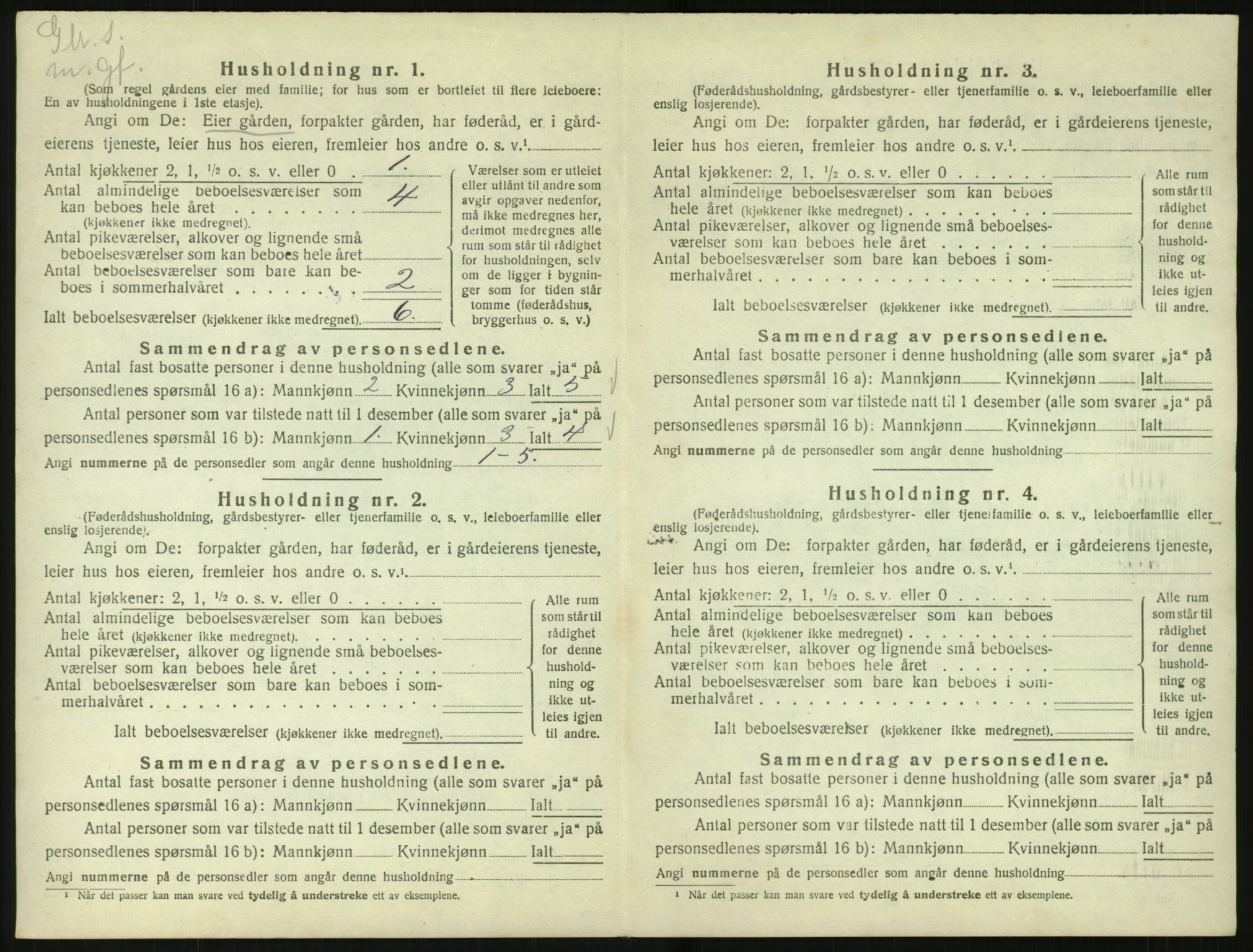 SAK, 1920 census for Spind, 1920, p. 566