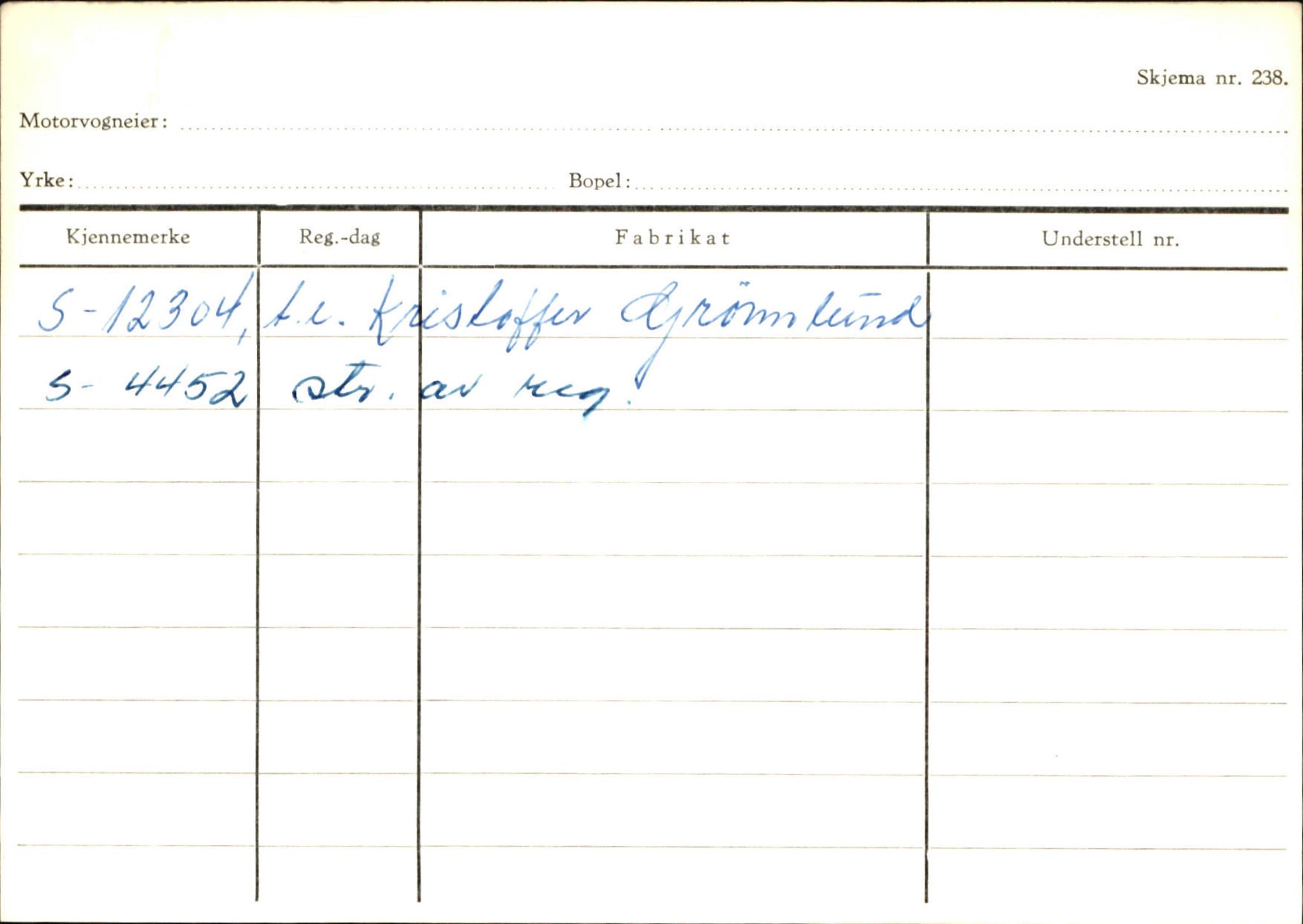 Statens vegvesen, Sogn og Fjordane vegkontor, SAB/A-5301/4/F/L0132: Eigarregister Askvoll A-Å. Balestrand A-Å, 1945-1975, p. 2492