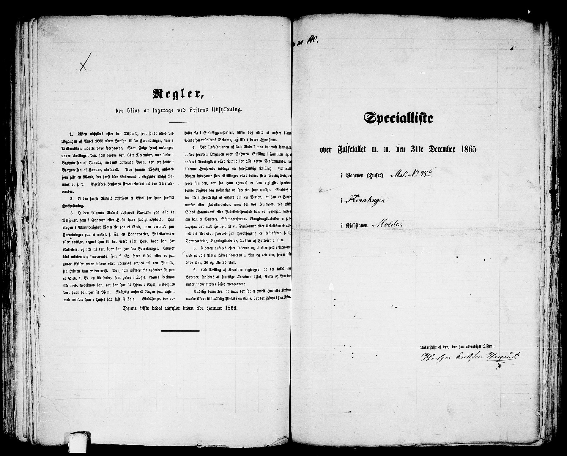 RA, 1865 census for Molde, 1865, p. 230