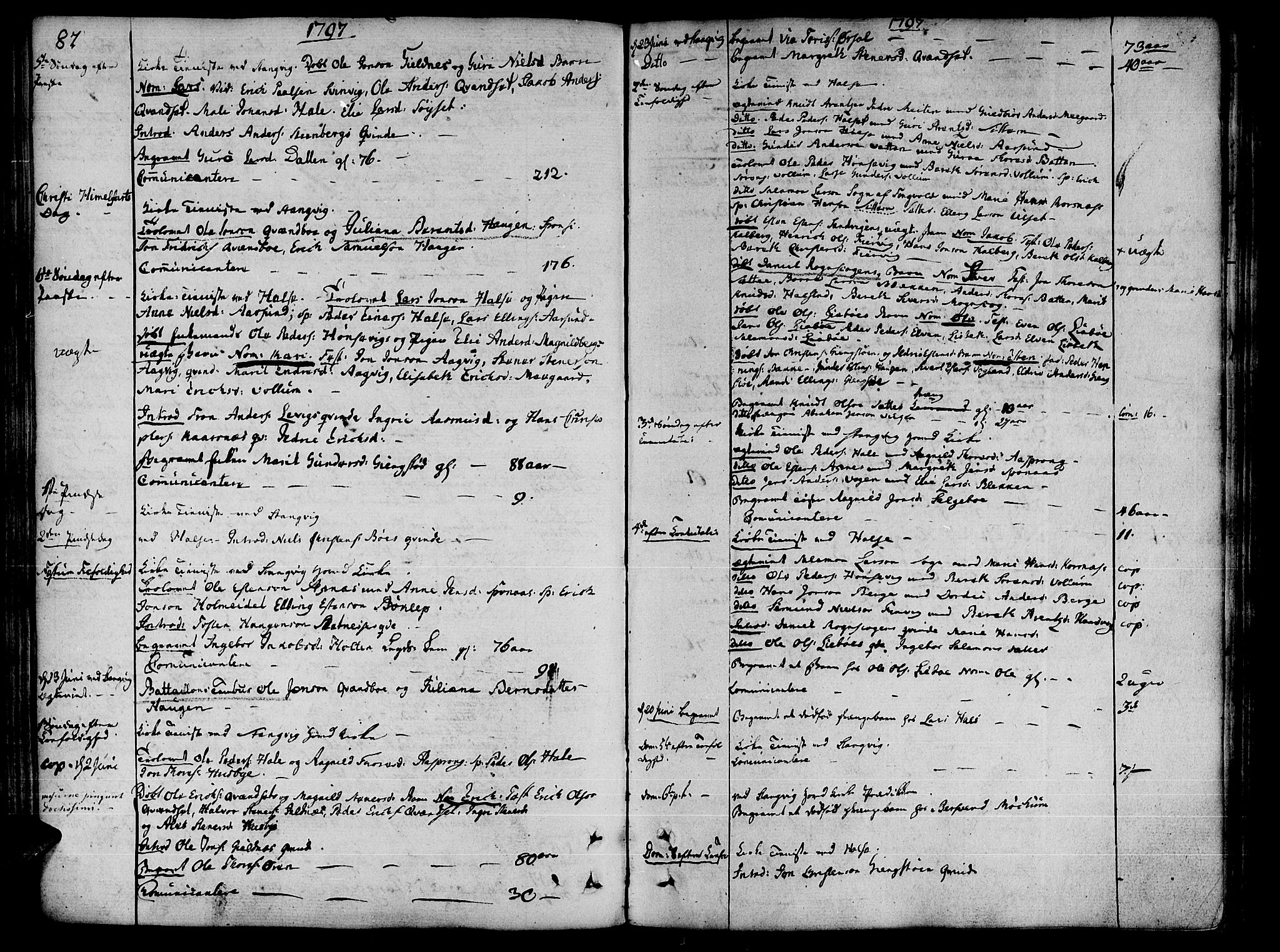 Ministerialprotokoller, klokkerbøker og fødselsregistre - Møre og Romsdal, SAT/A-1454/592/L1022: Parish register (official) no. 592A01, 1784-1819, p. 82