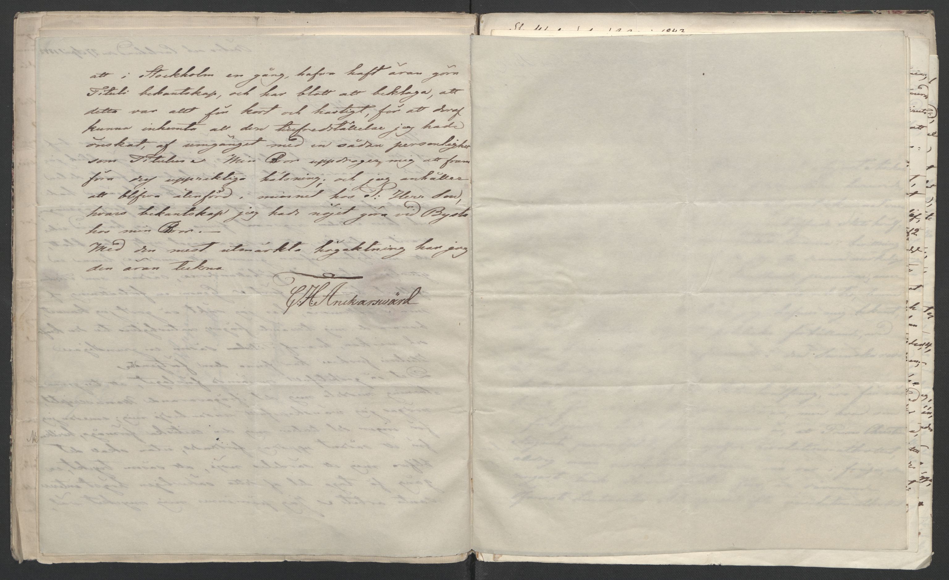 Faye, Andreas, AV/RA-PA-0015/F/Fh/L0028/0002: -- / Optegnelser ang. begivenhedene 1807-1814, af oberst Brock, Carl H. Anckarsvärd, Gustaf Hjerta m.fl. (afg. i samme anledning), p. 24