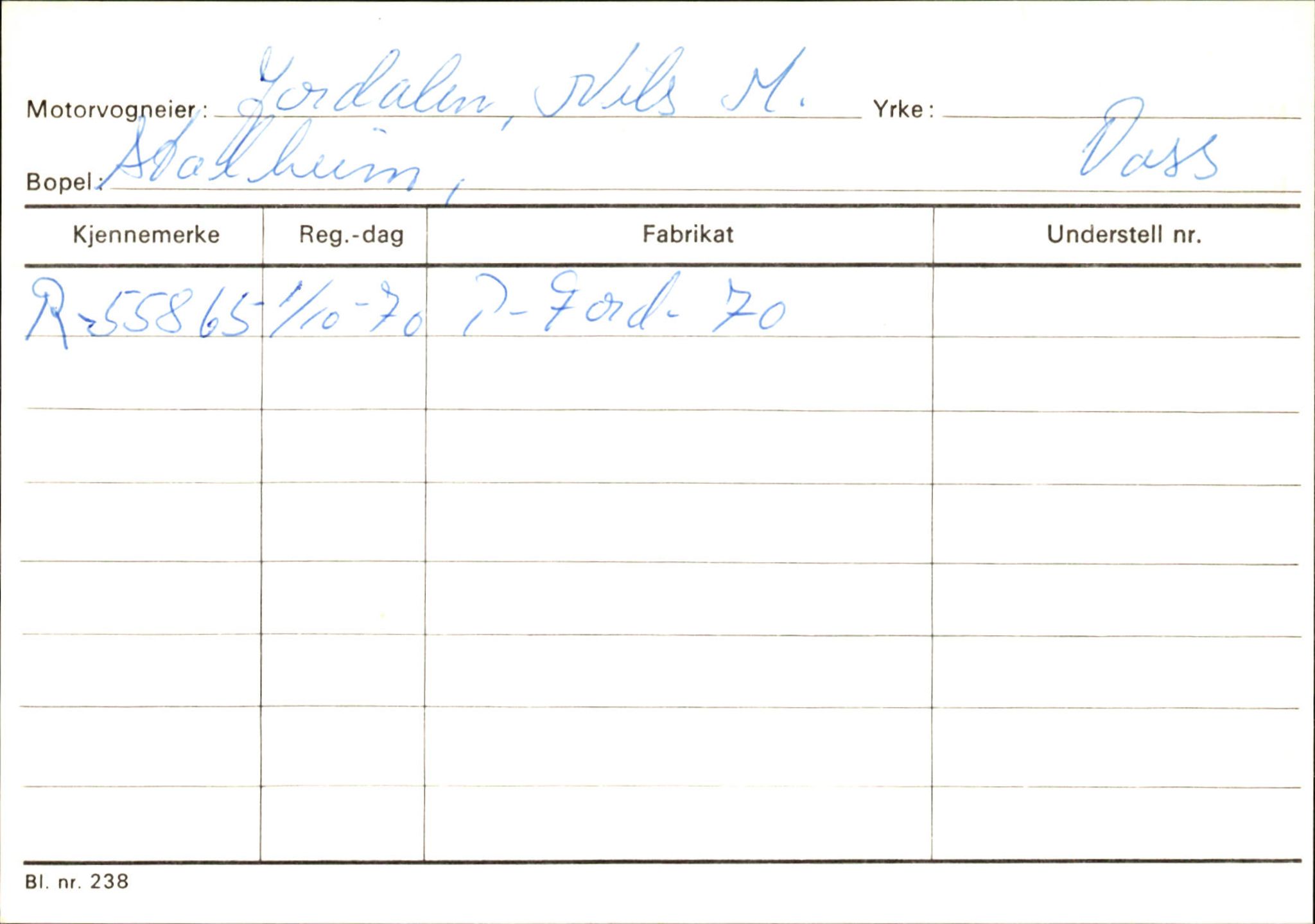 Statens vegvesen, Hordaland vegkontor, AV/SAB-A-5201/2/Ha/L0028: R-eierkort J-K, 1920-1971, p. 33