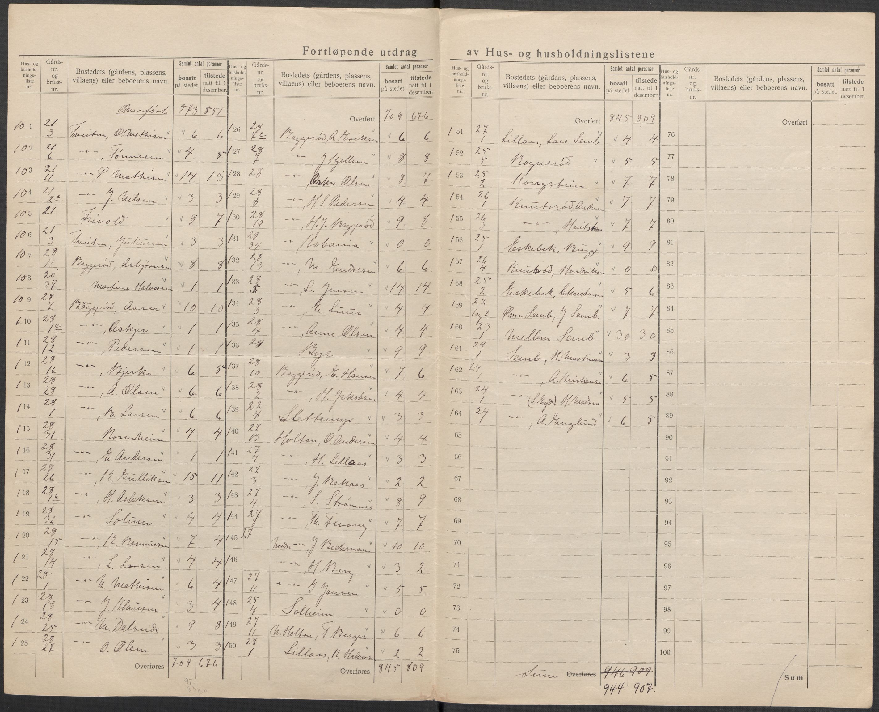 SAKO, 1920 census for Borre, 1920, p. 19